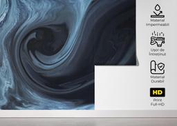 Cool Blue Marble mockup 5