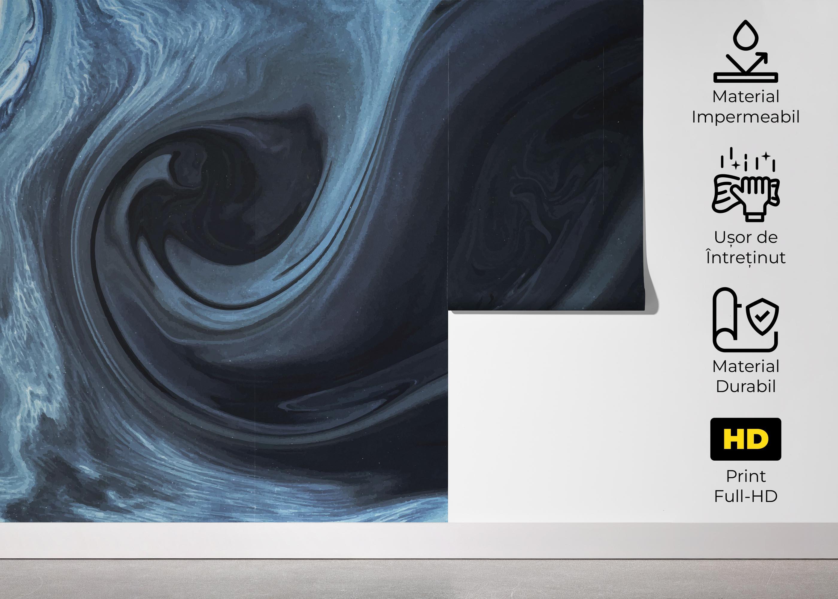 Fototapet Cool Blue Marble mockup 5