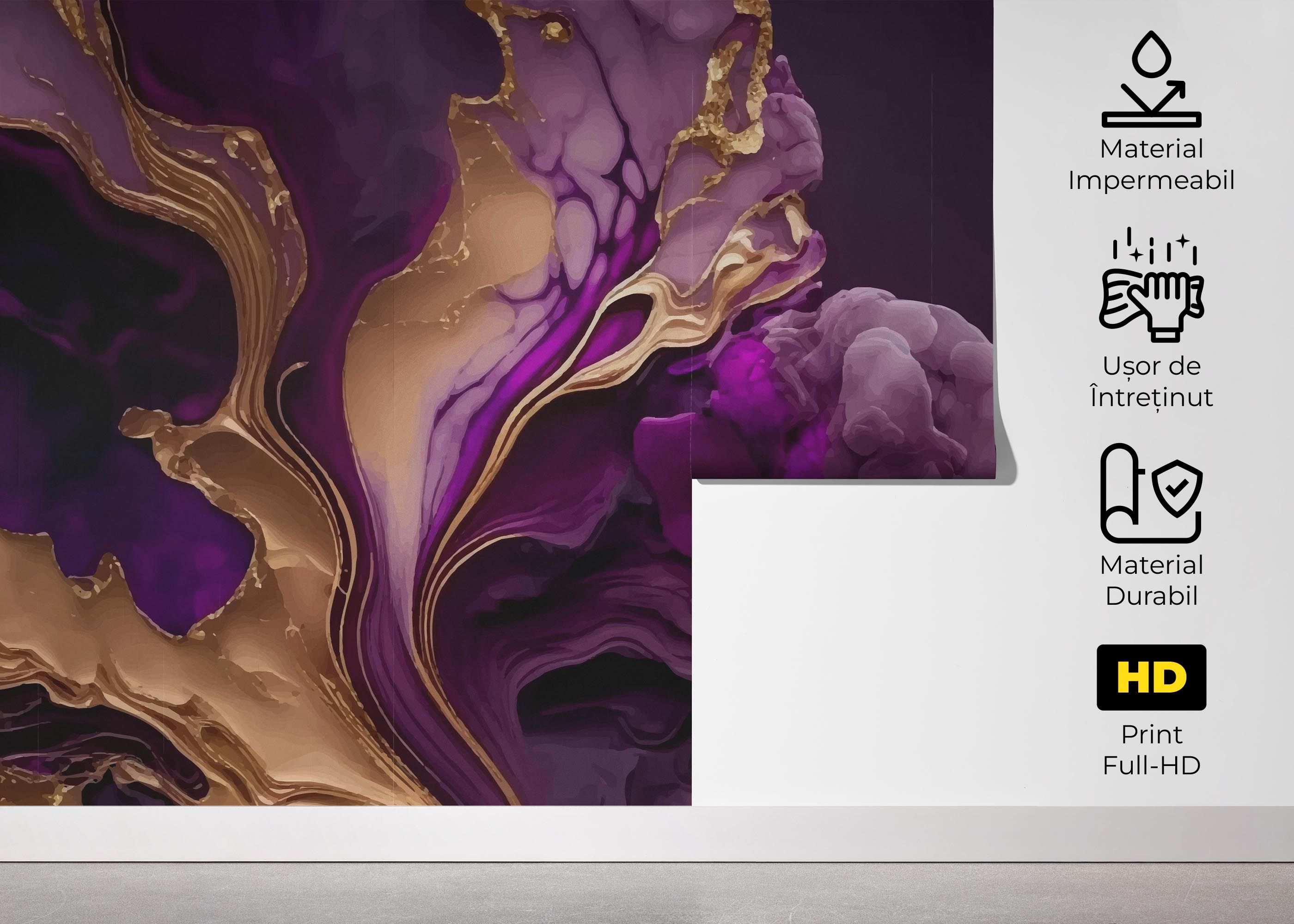 Marble Purple Smoke mockup 5