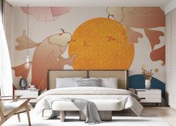 Asiatic Fish And Waves mockup 7