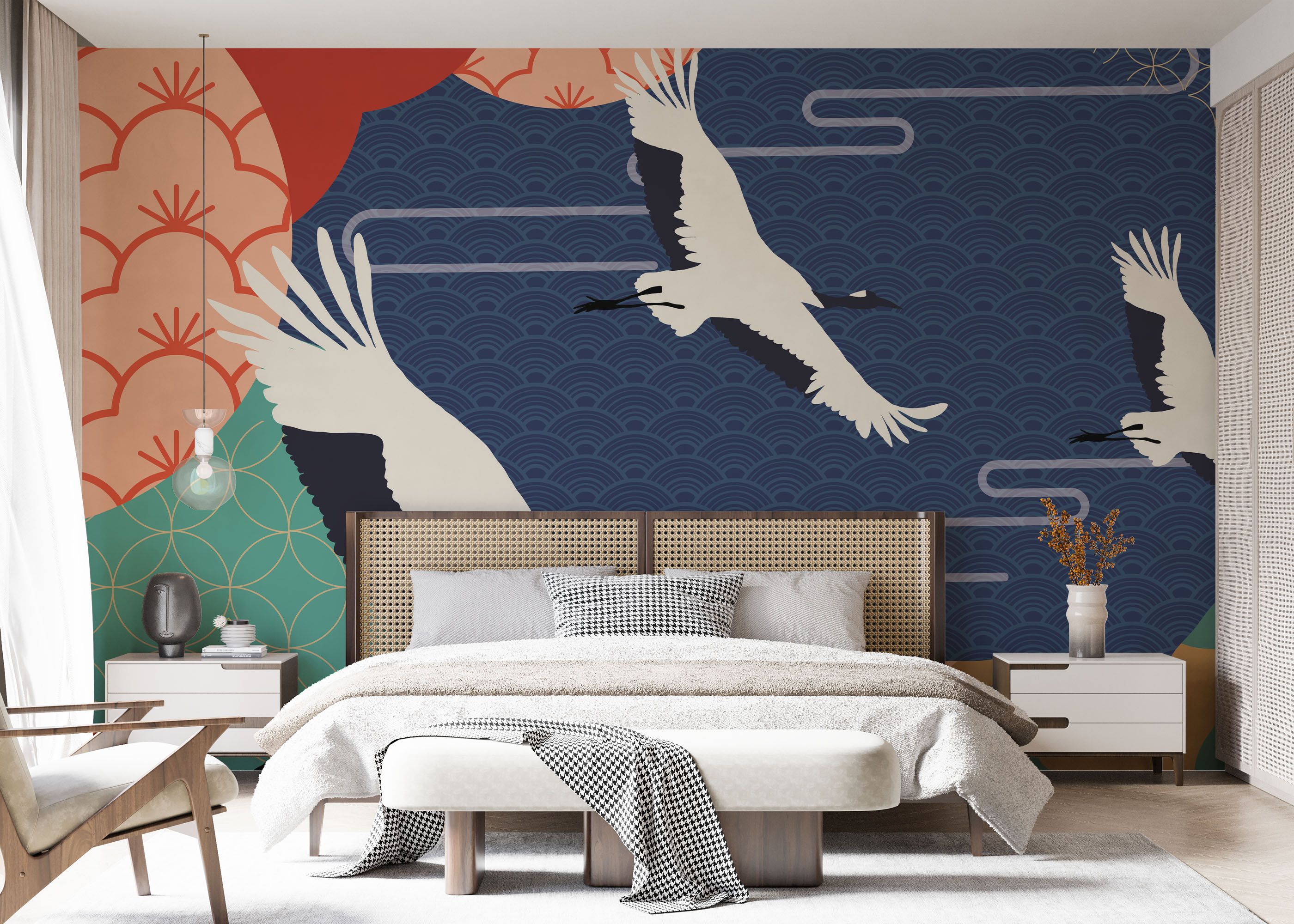 Asiatic Oriental Background mockup 7