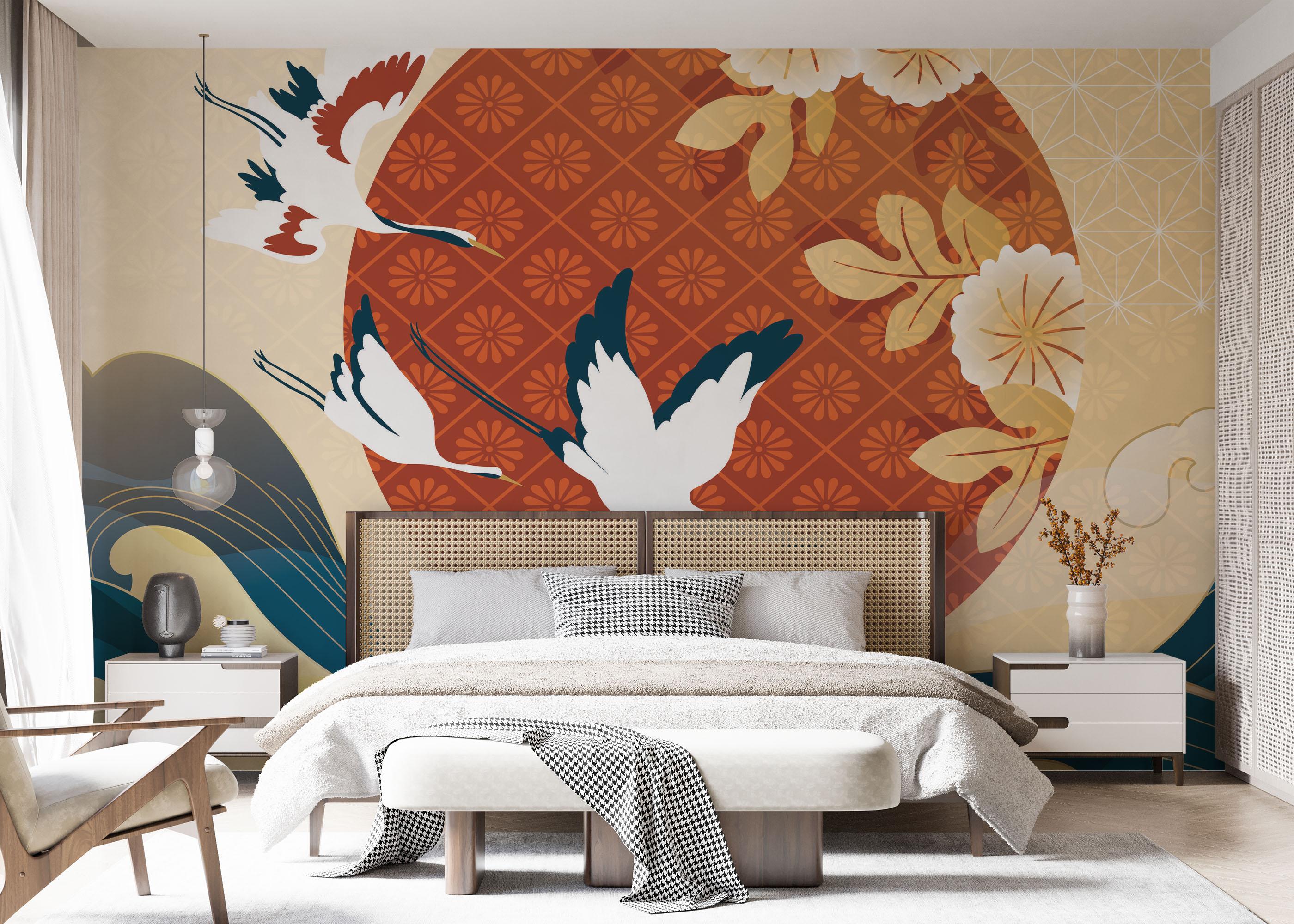 Fototapet Coplex Orental Drawing mockup 7