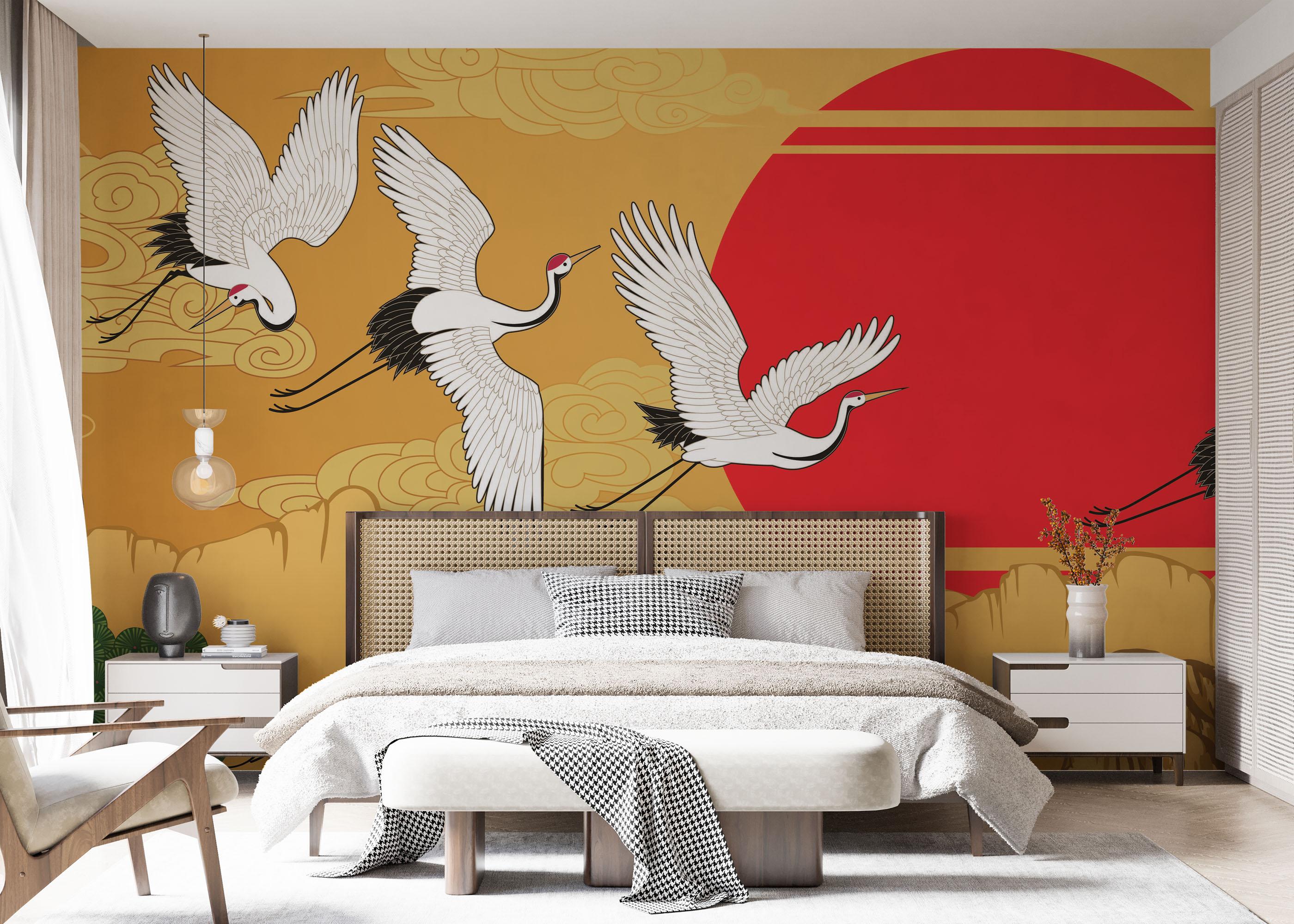 Fototapet Japanese Horizontal Landscape mockup 7