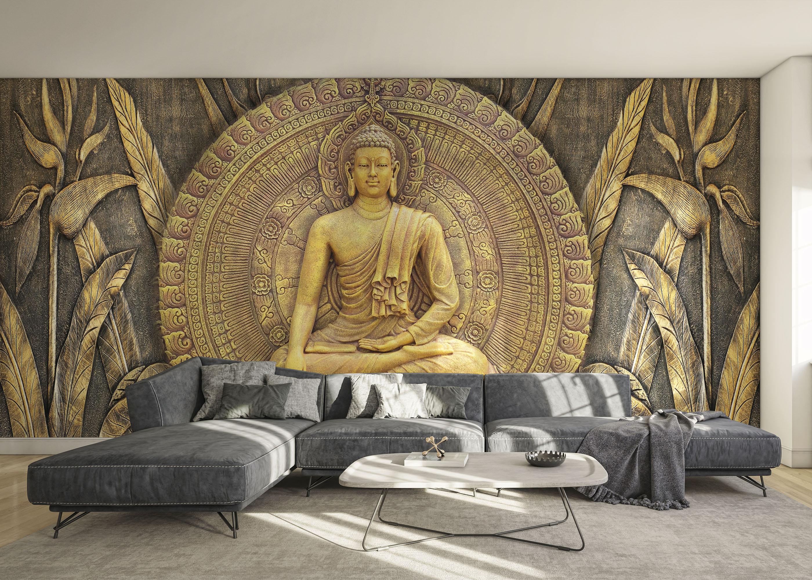 Fototapet Buddha Decor mockup 0