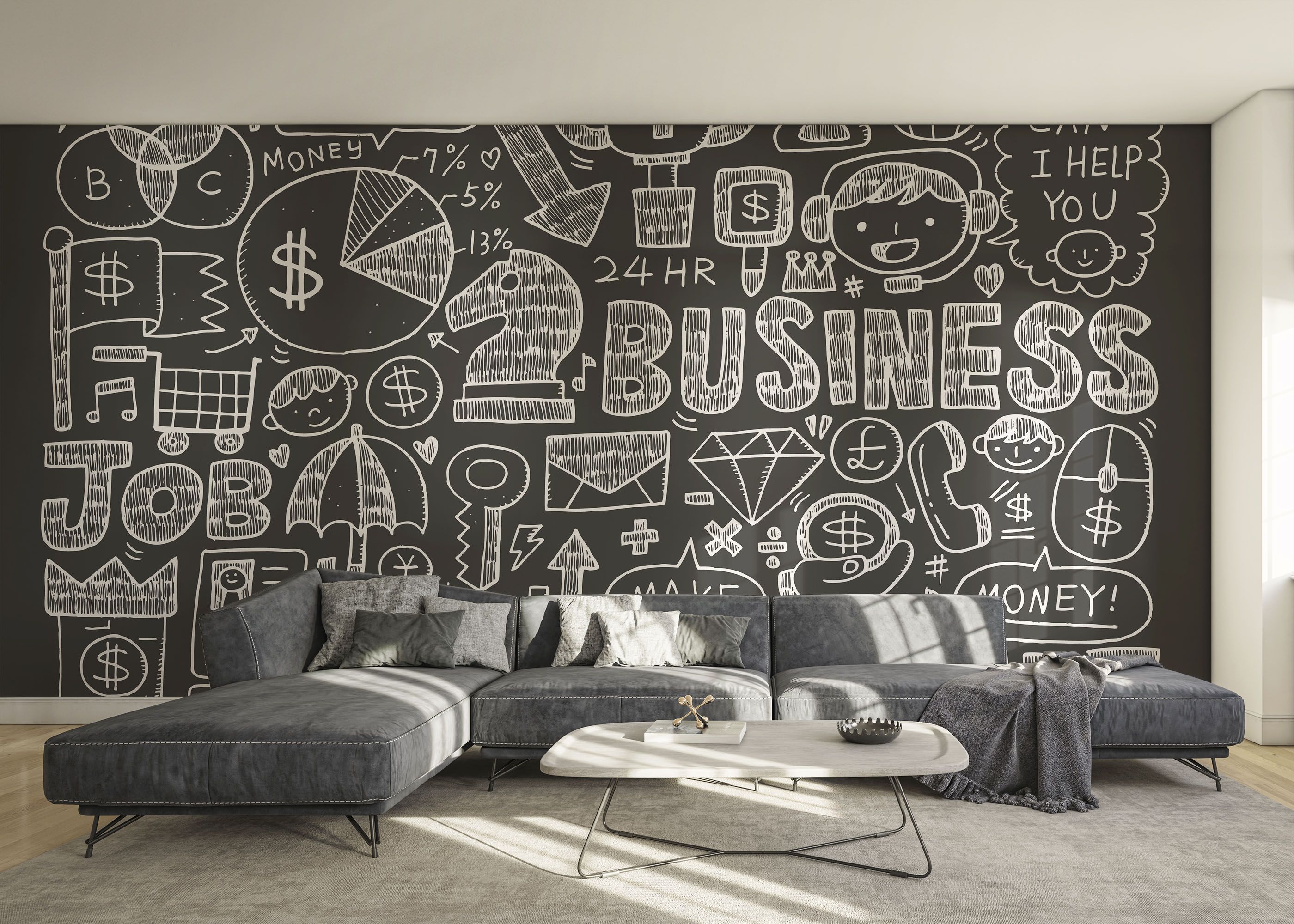 Business Chalk Board mockup 0