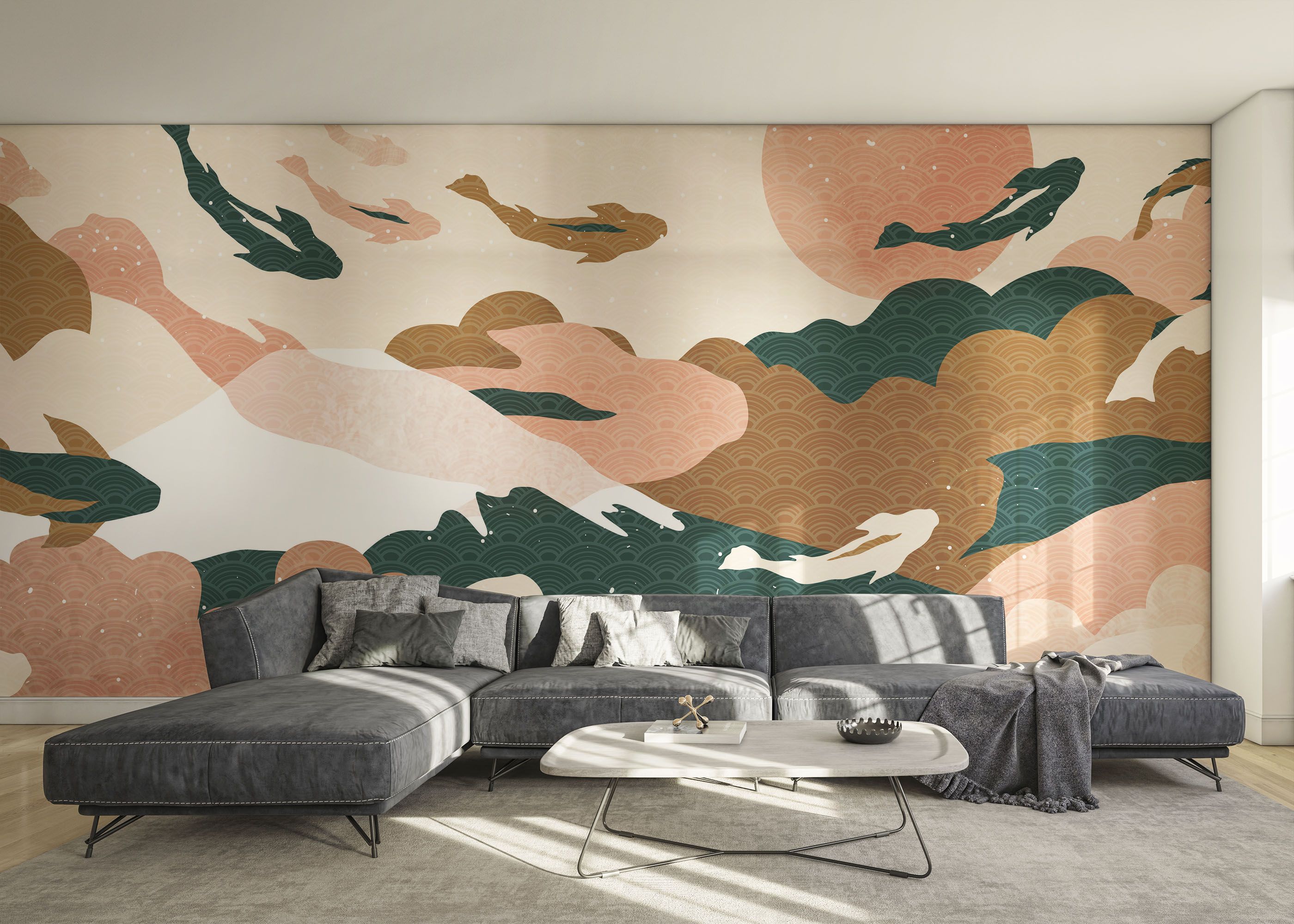 Koi Fish Ocean mockup 0