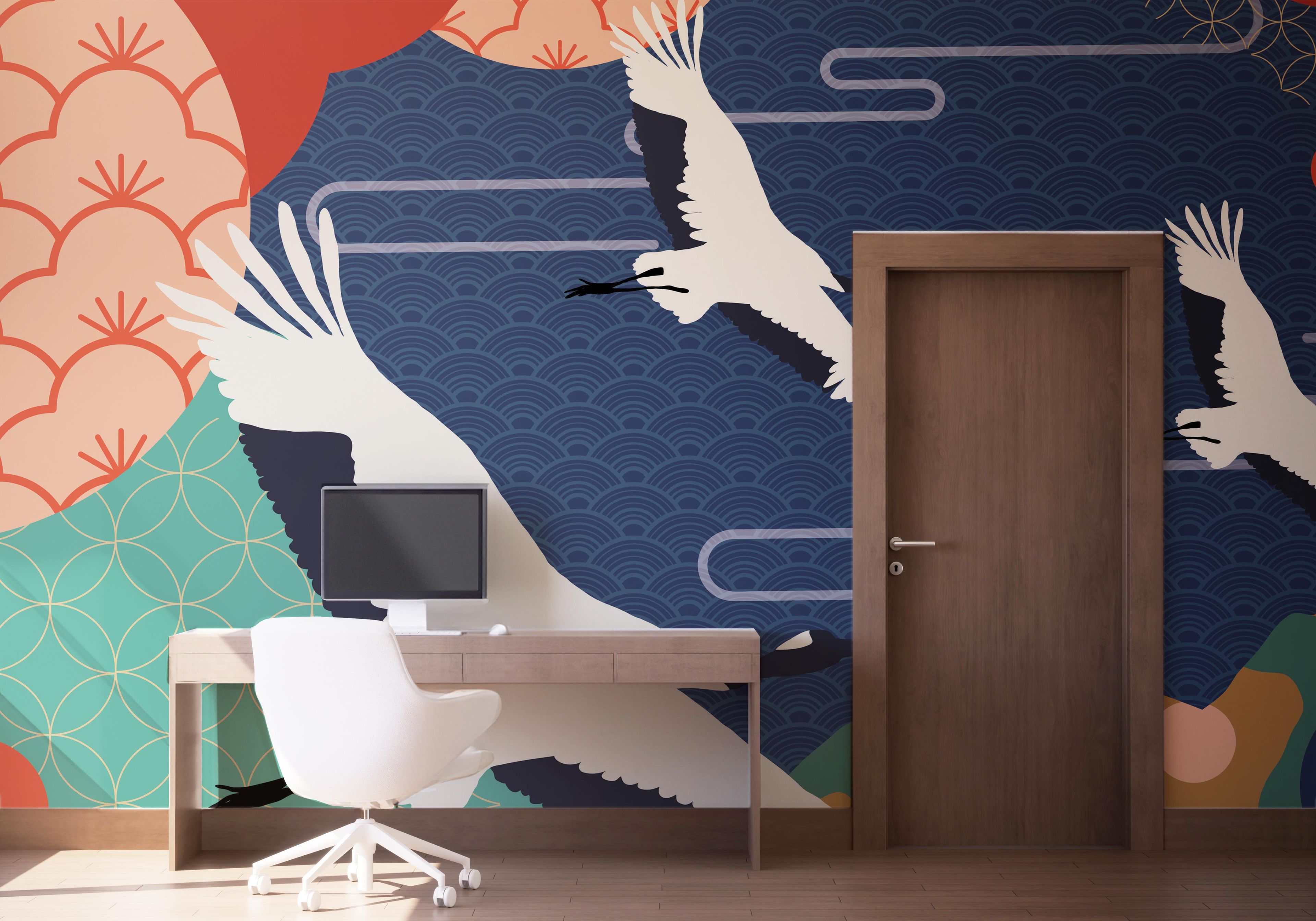 Asiatic Oriental Background mockup 1