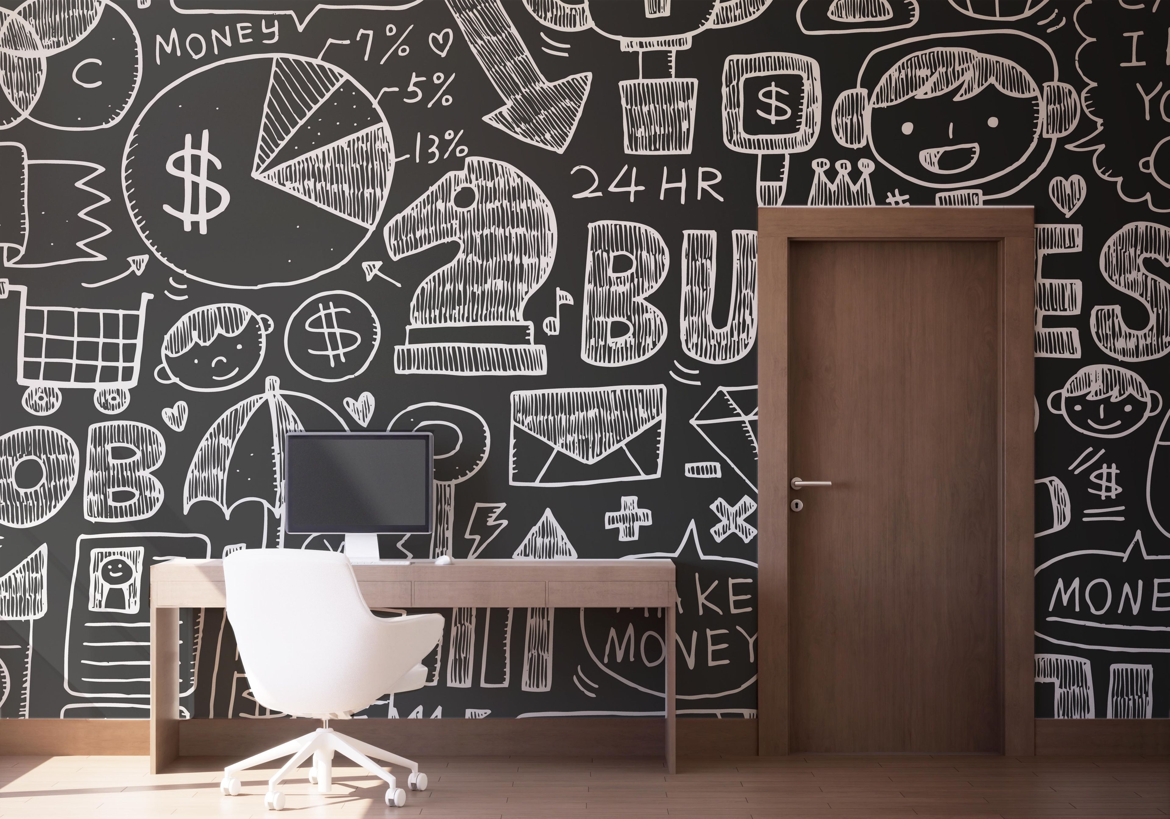 Business Chalk Board mockup 1