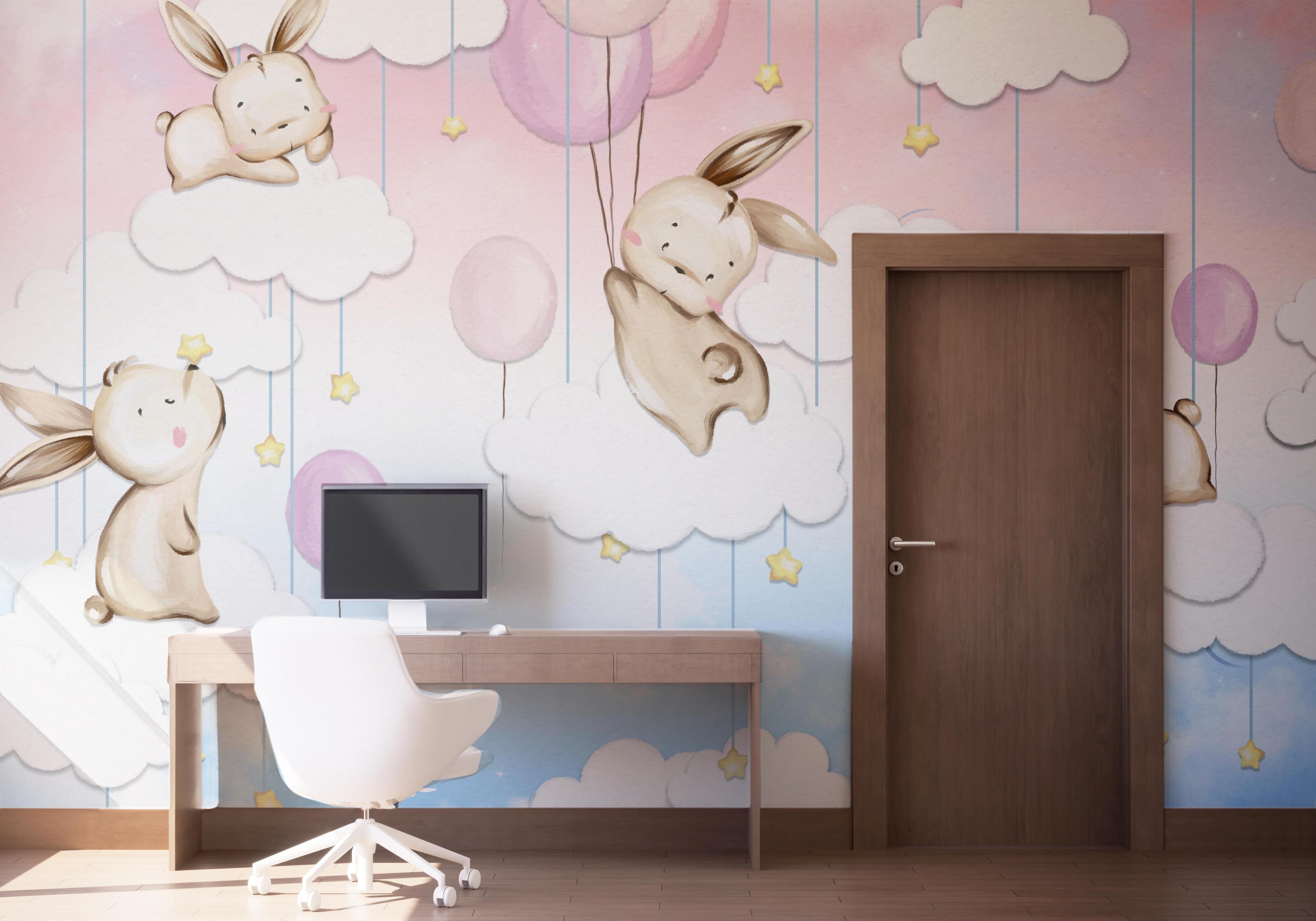 Fototapet Dreamy Bunny mockup 1