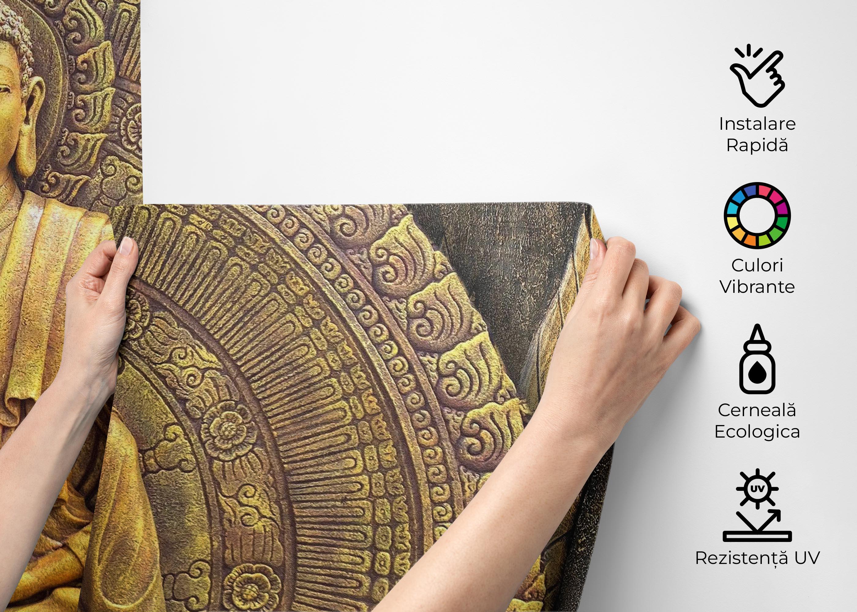 Fototapet Buddha Decor mockup 2