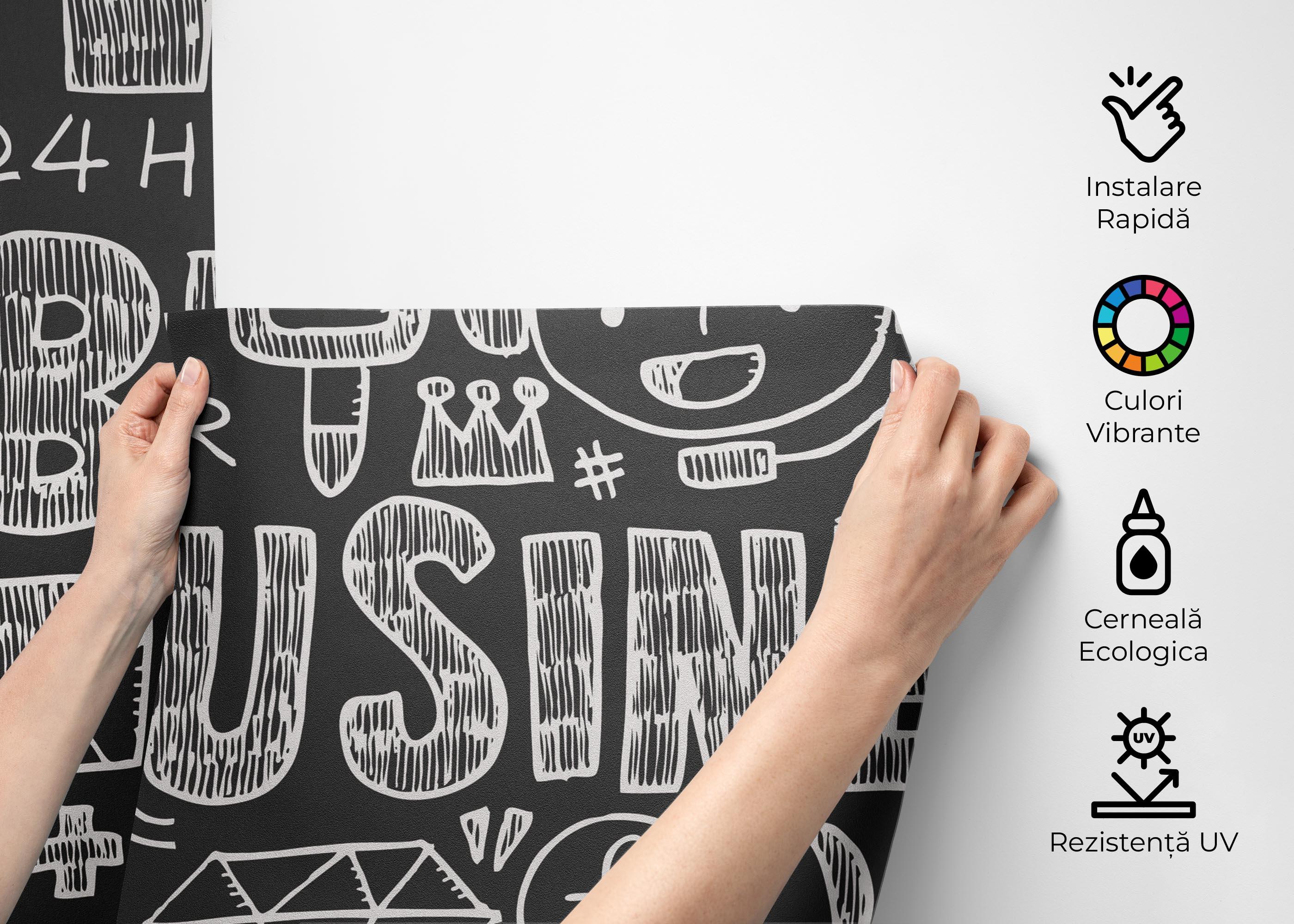 Fototapet Business Chalk Board mockup 2