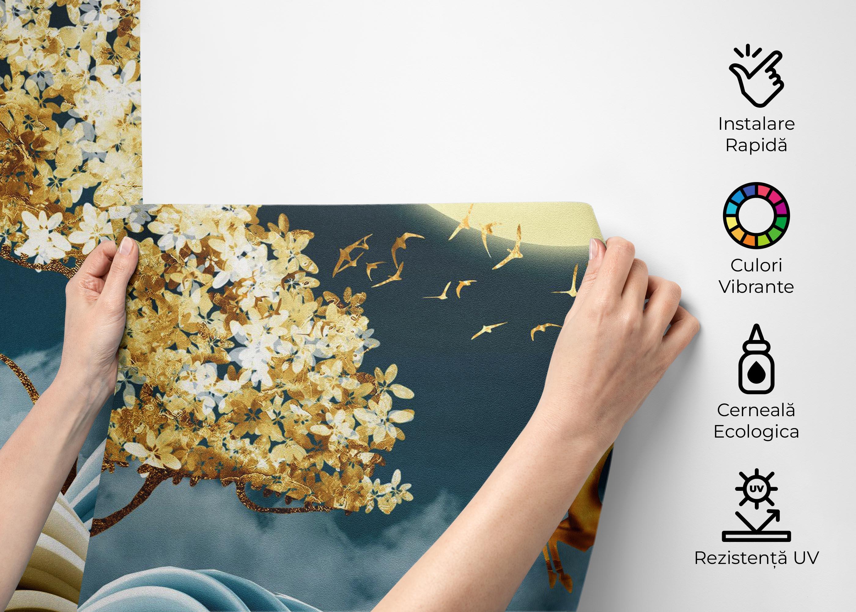 Fototapet Golden Story Night mockup 2