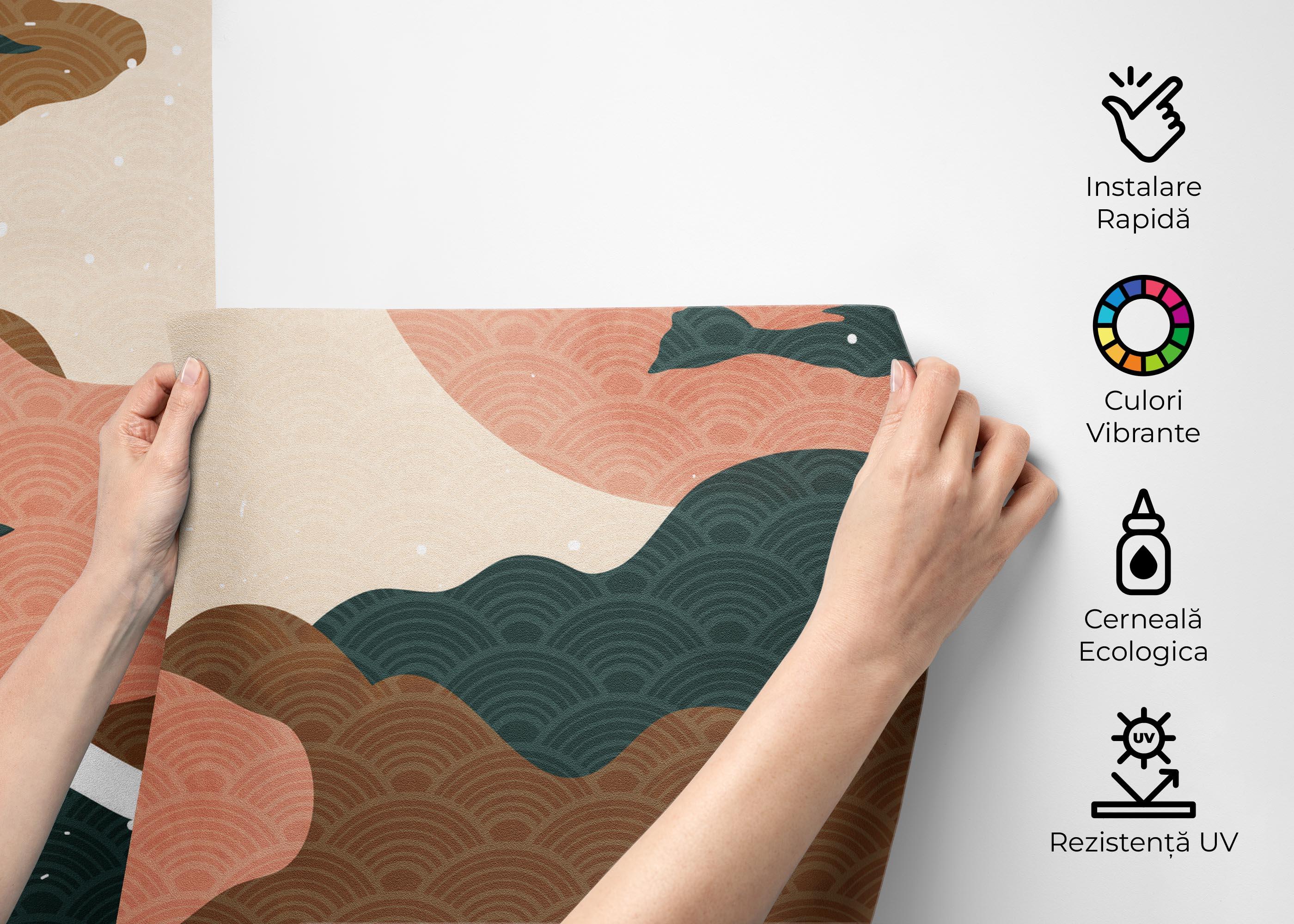 Fototapet Koi Fish Ocean mockup 2