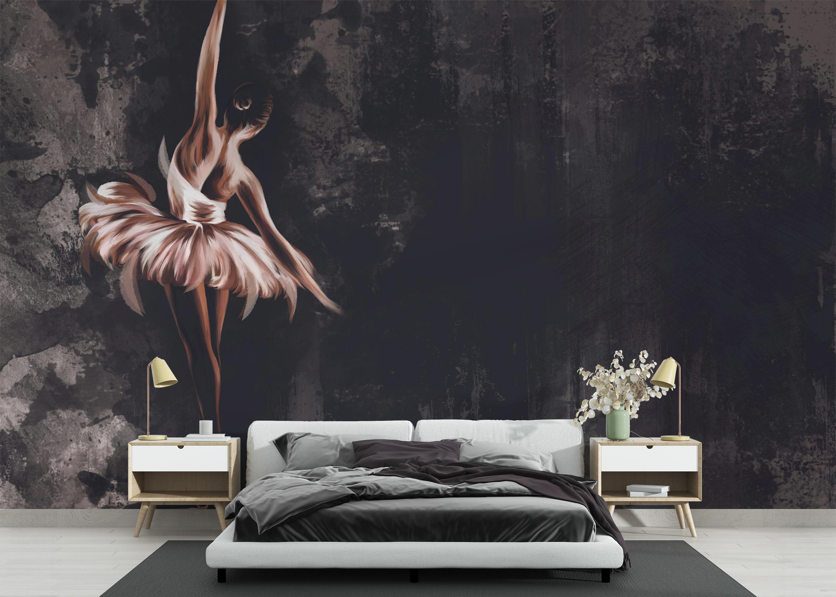 Fototapet Ballerina mockup 3