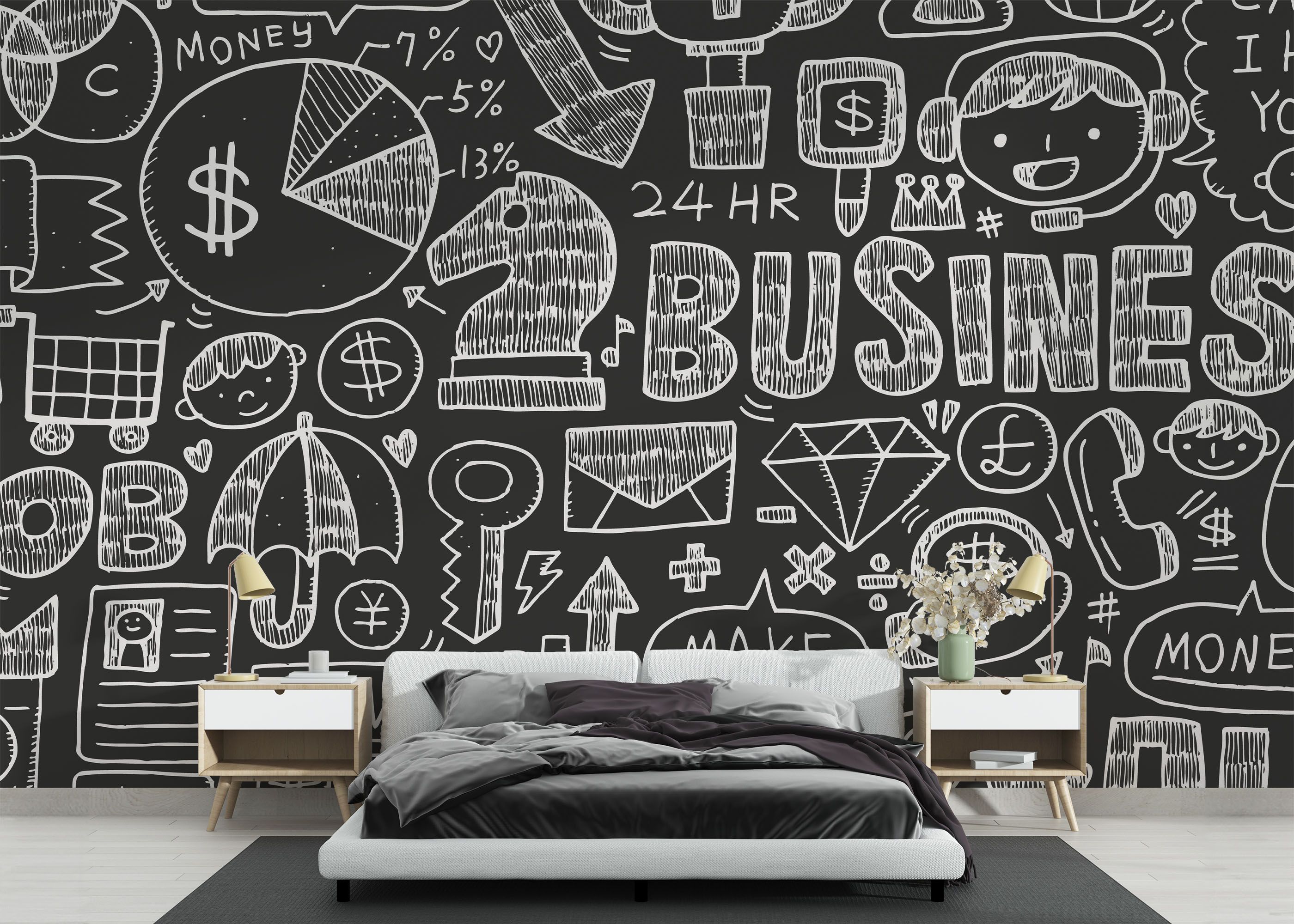 Business Chalk Board mockup 3