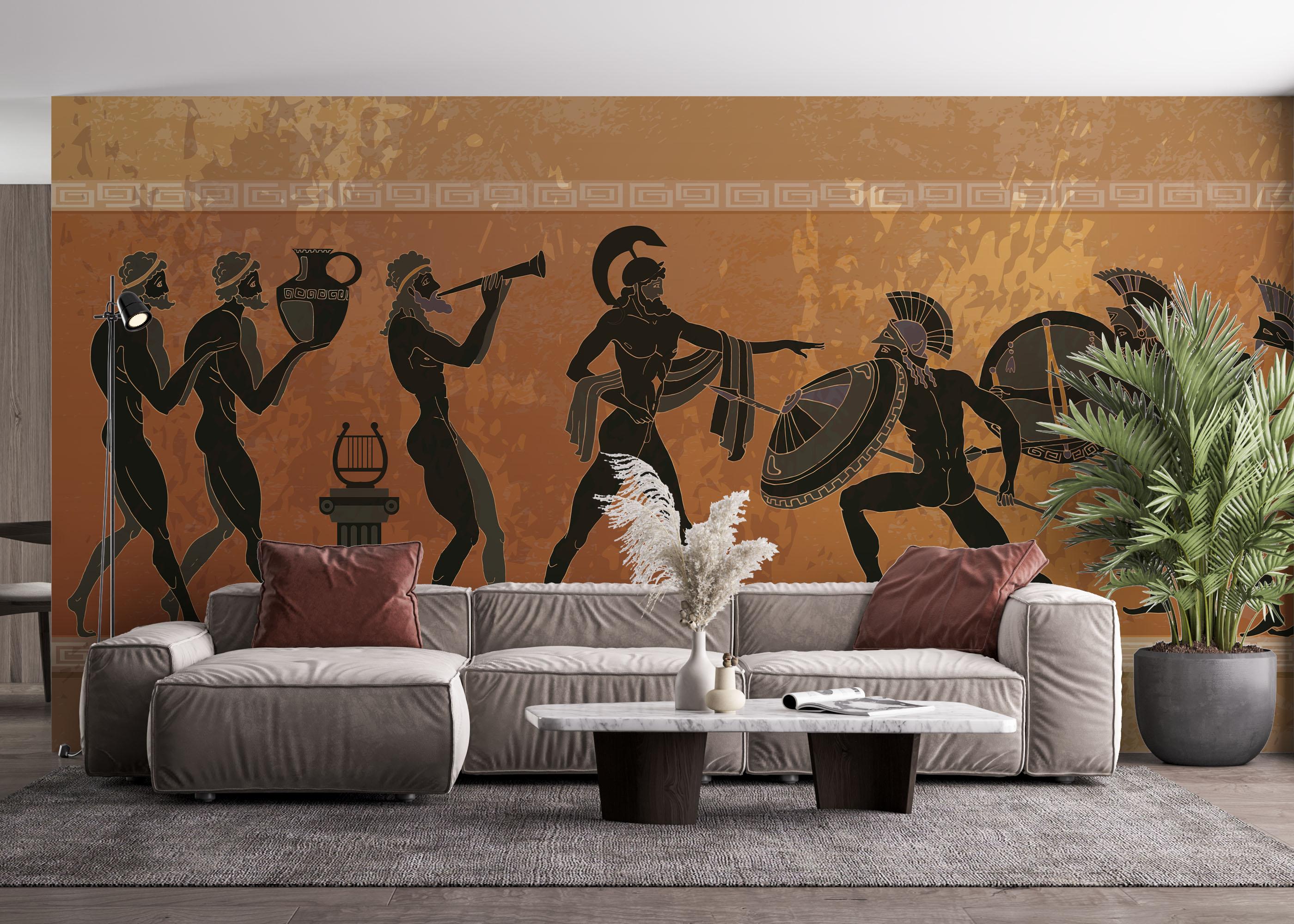 Fototapet Ancient Greek mockup 4