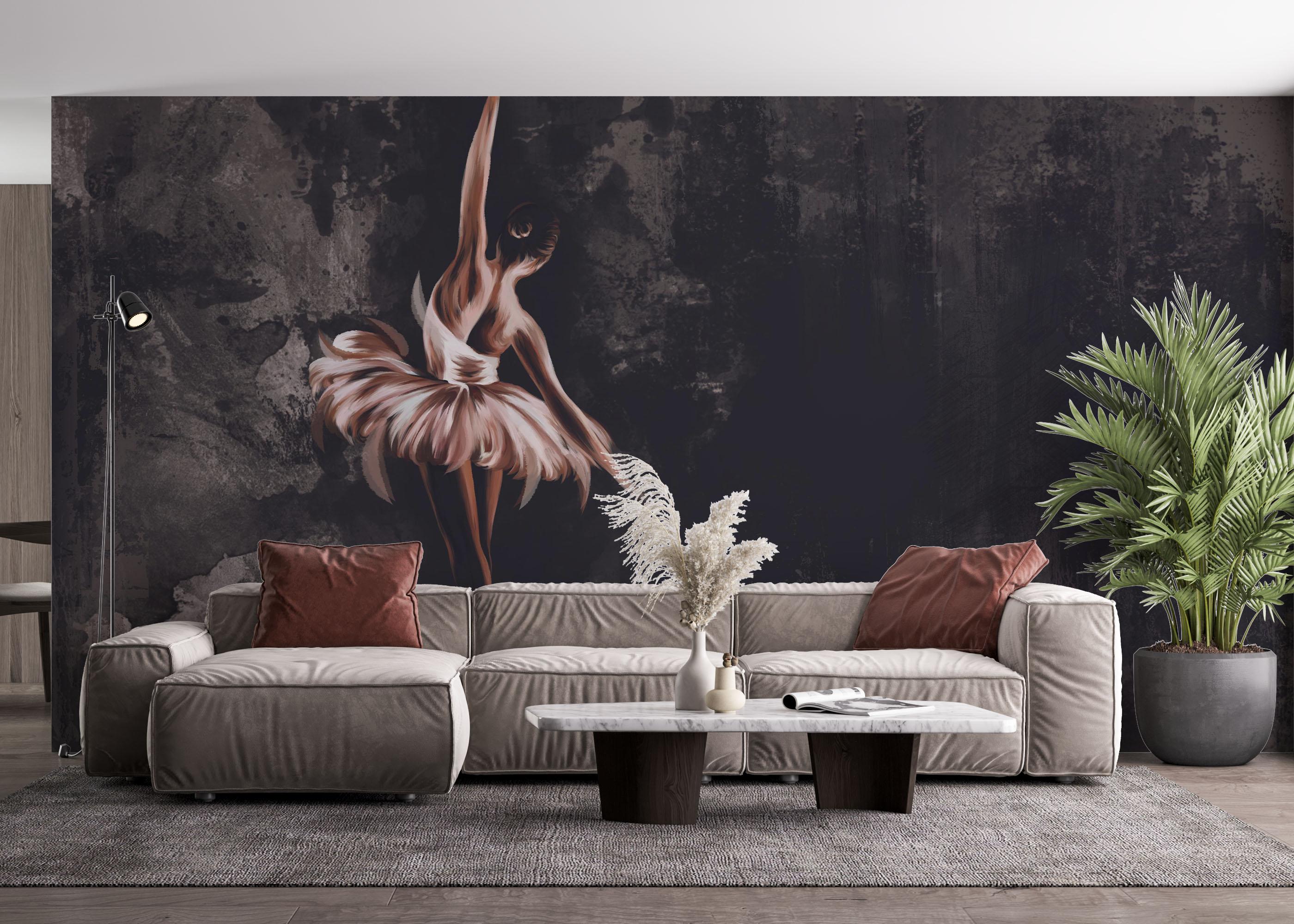 Fototapet Ballerina mockup 4