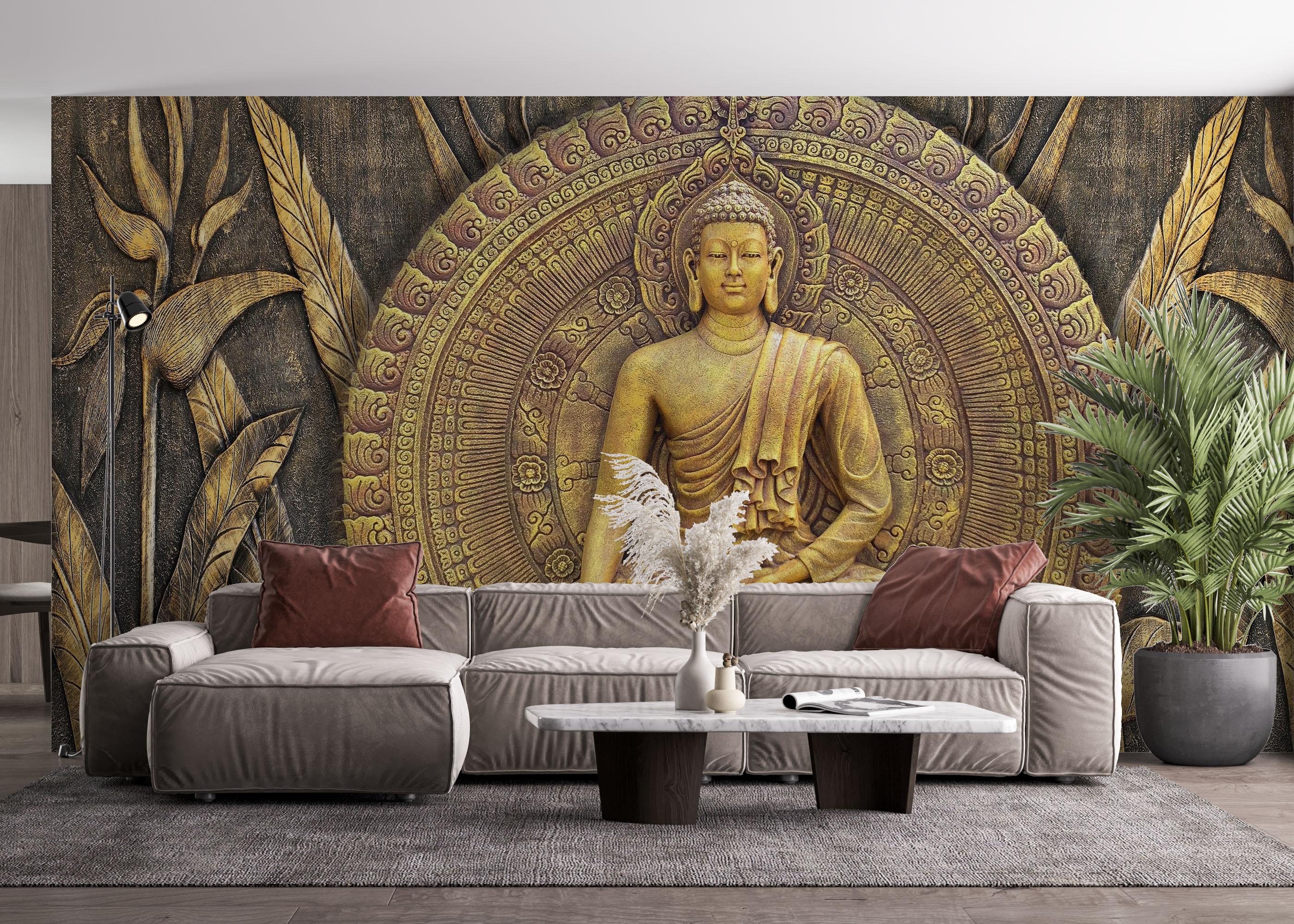 Fototapet Buddha Decor mockup 4