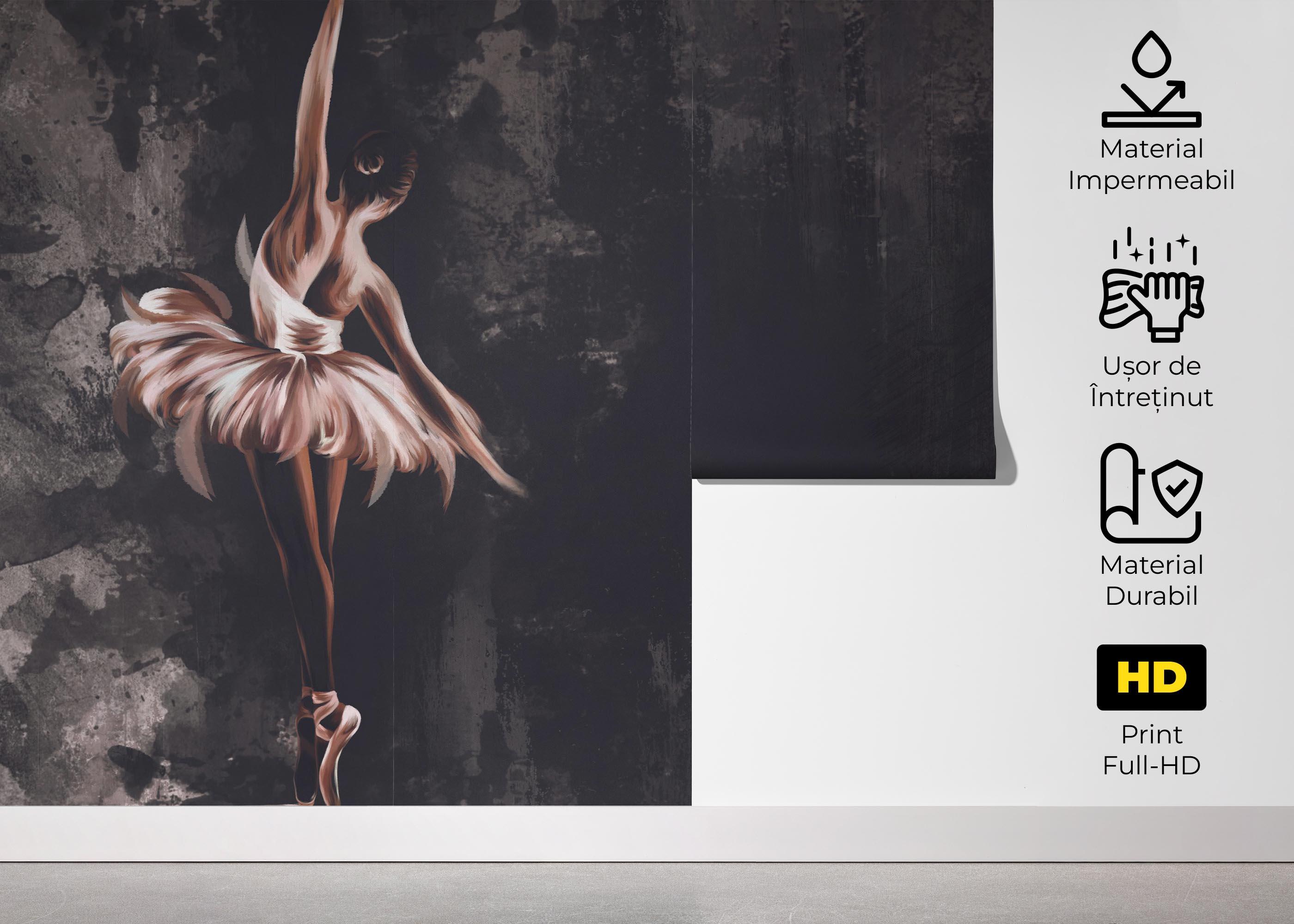 Fototapet Ballerina mockup 5