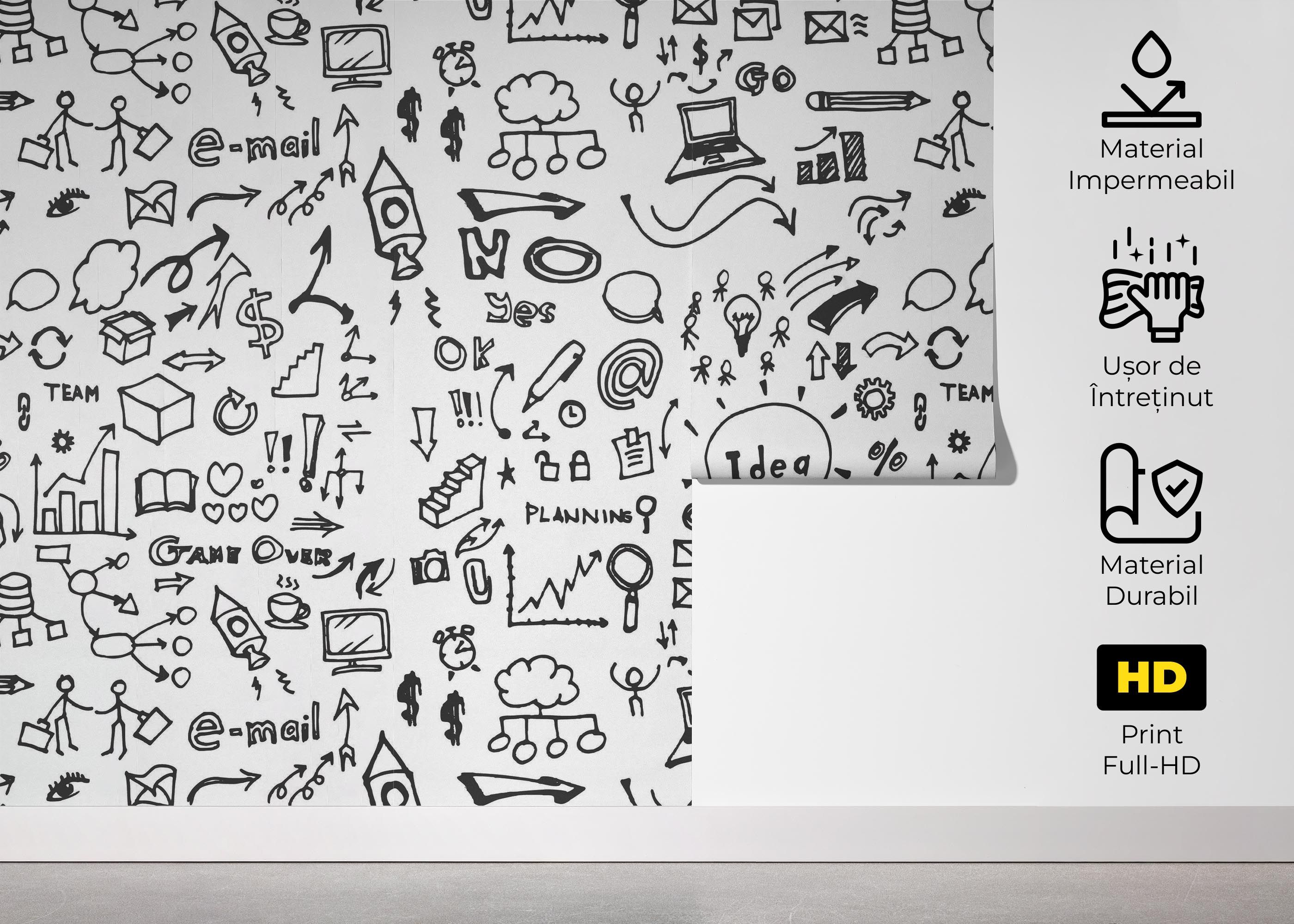 Doodle Pattern mockup 5