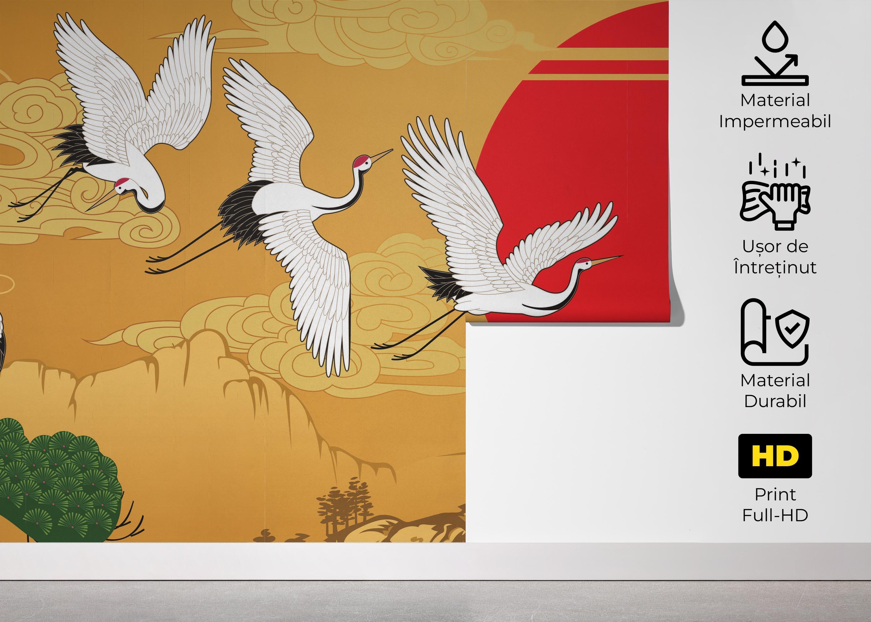 Fototapet Japanese Horizontal Landscape mockup 5