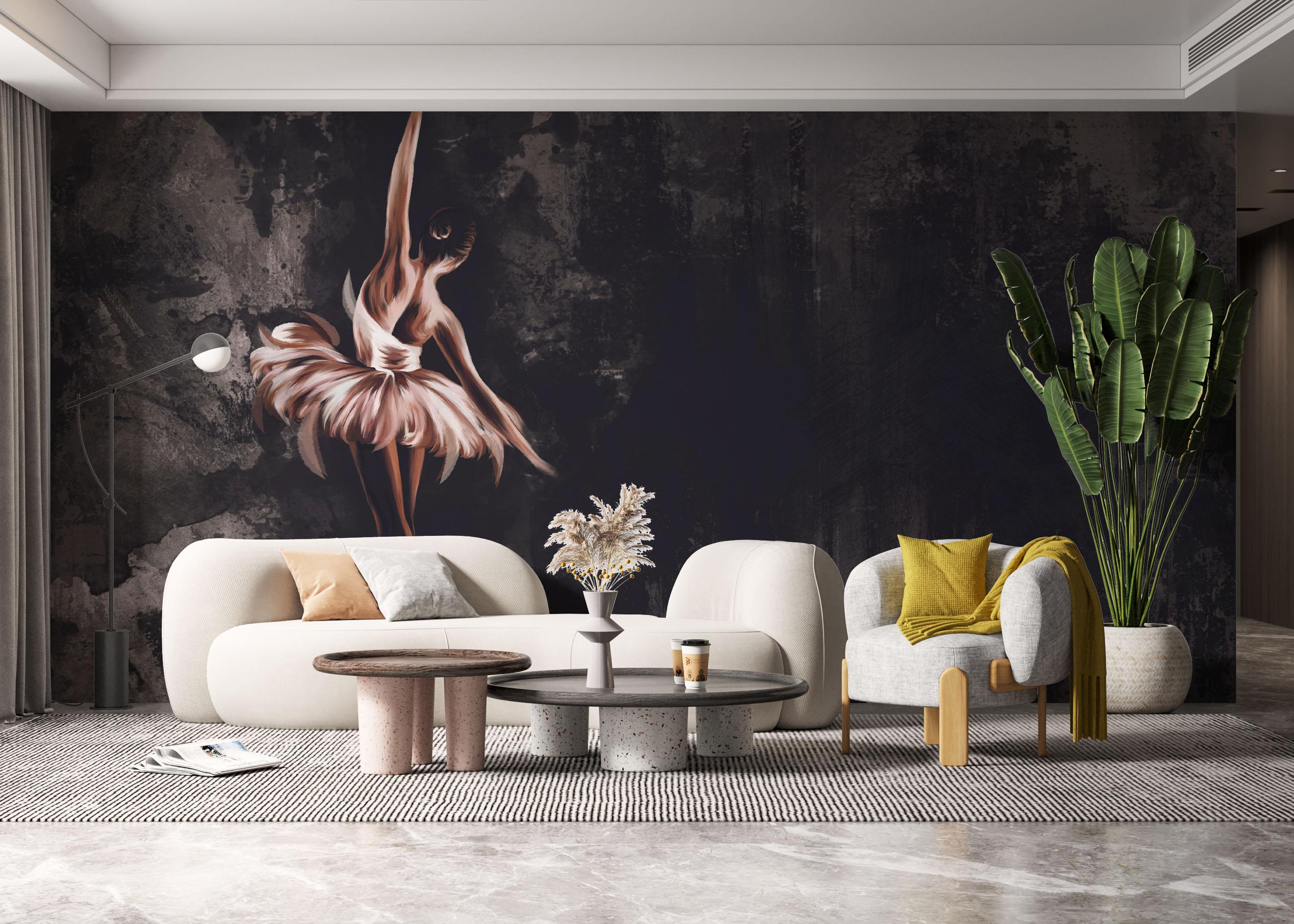 Fototapet Ballerina mockup 6