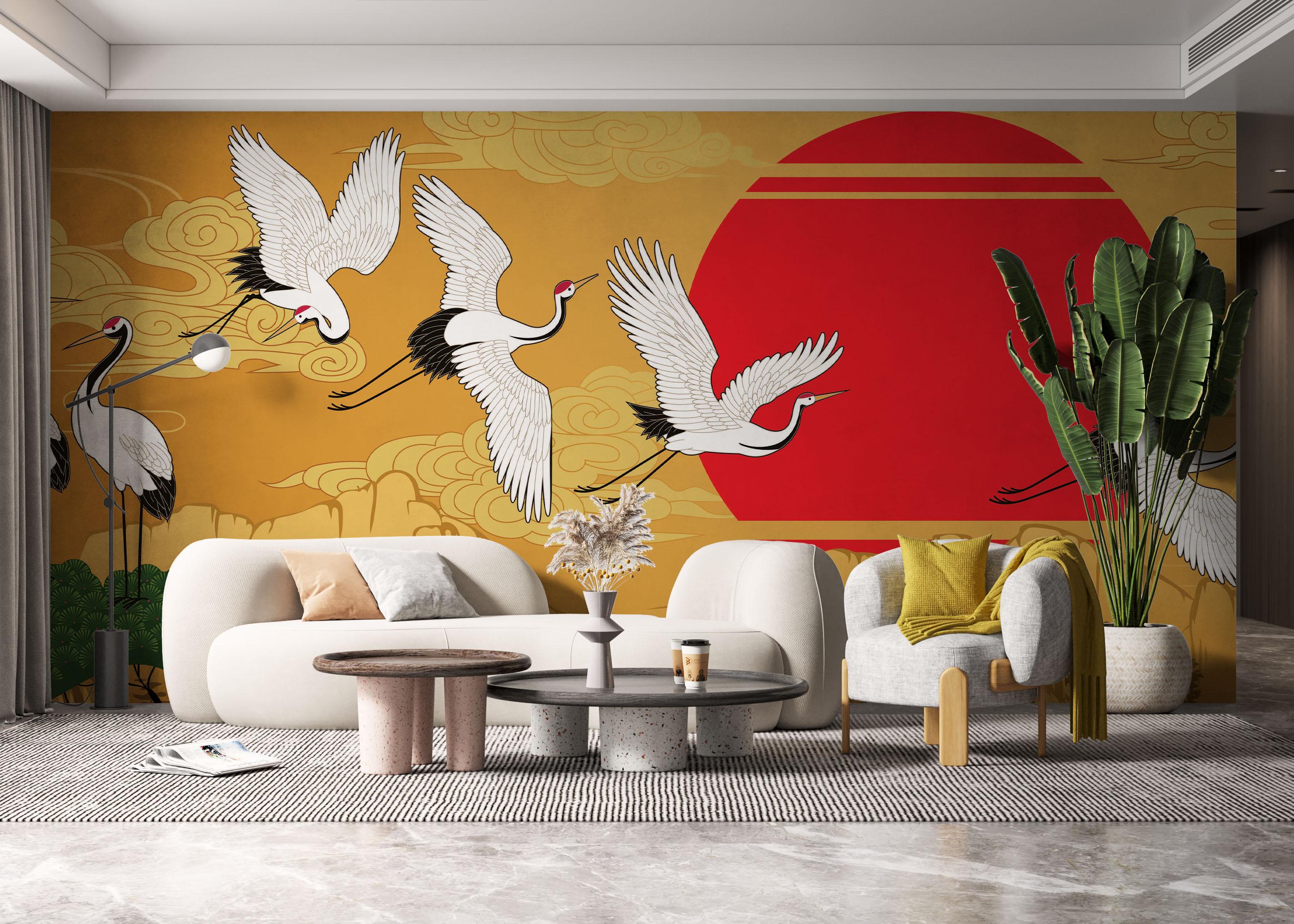 Fototapet Japanese Horizontal Landscape mockup 6