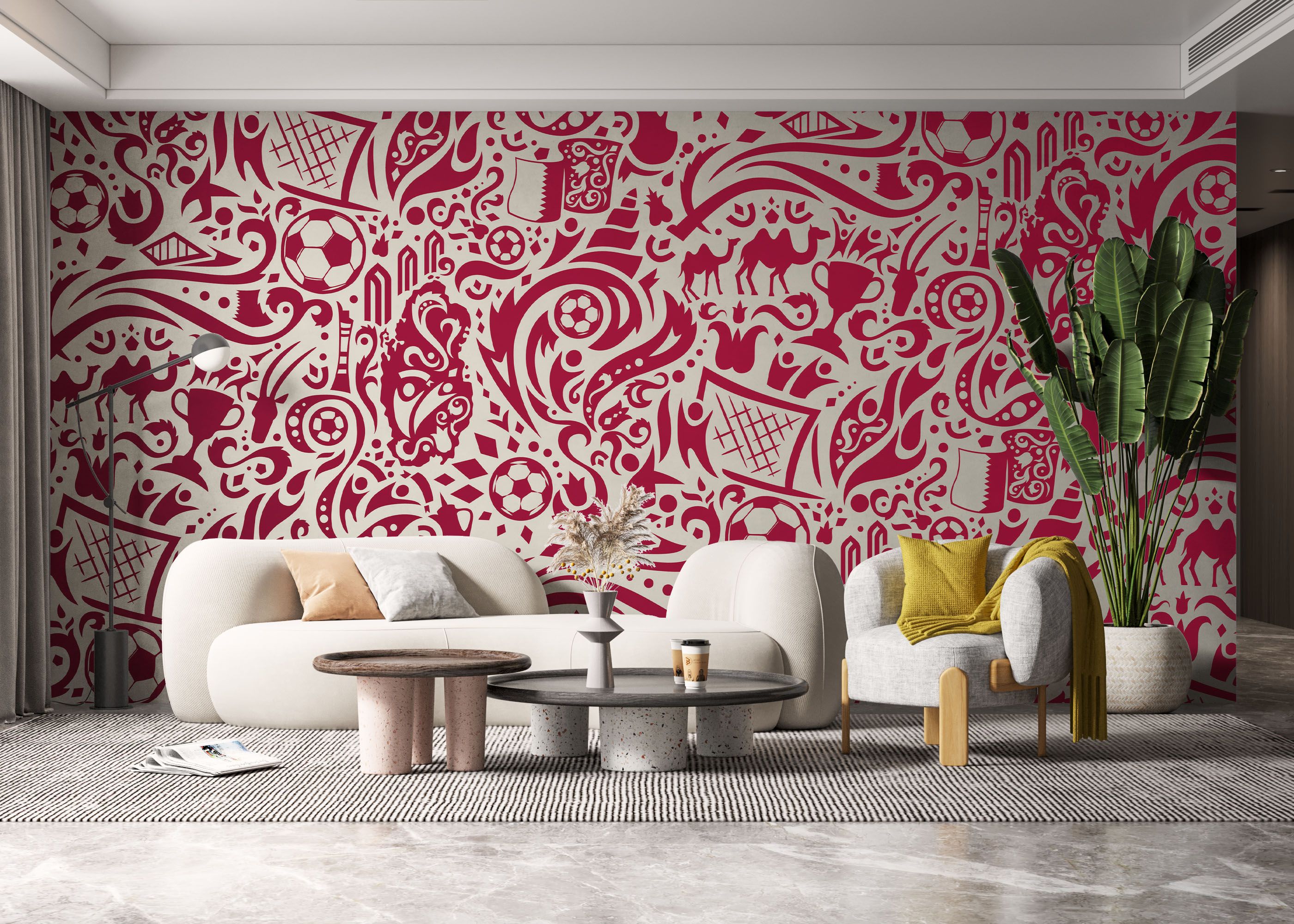 Soccer Pattern mockup 6