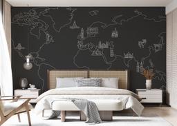 Grey White Map mockup 7
