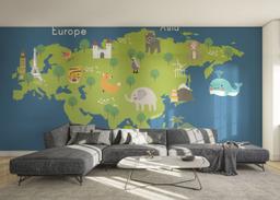 Asia Europe Map mockup 0