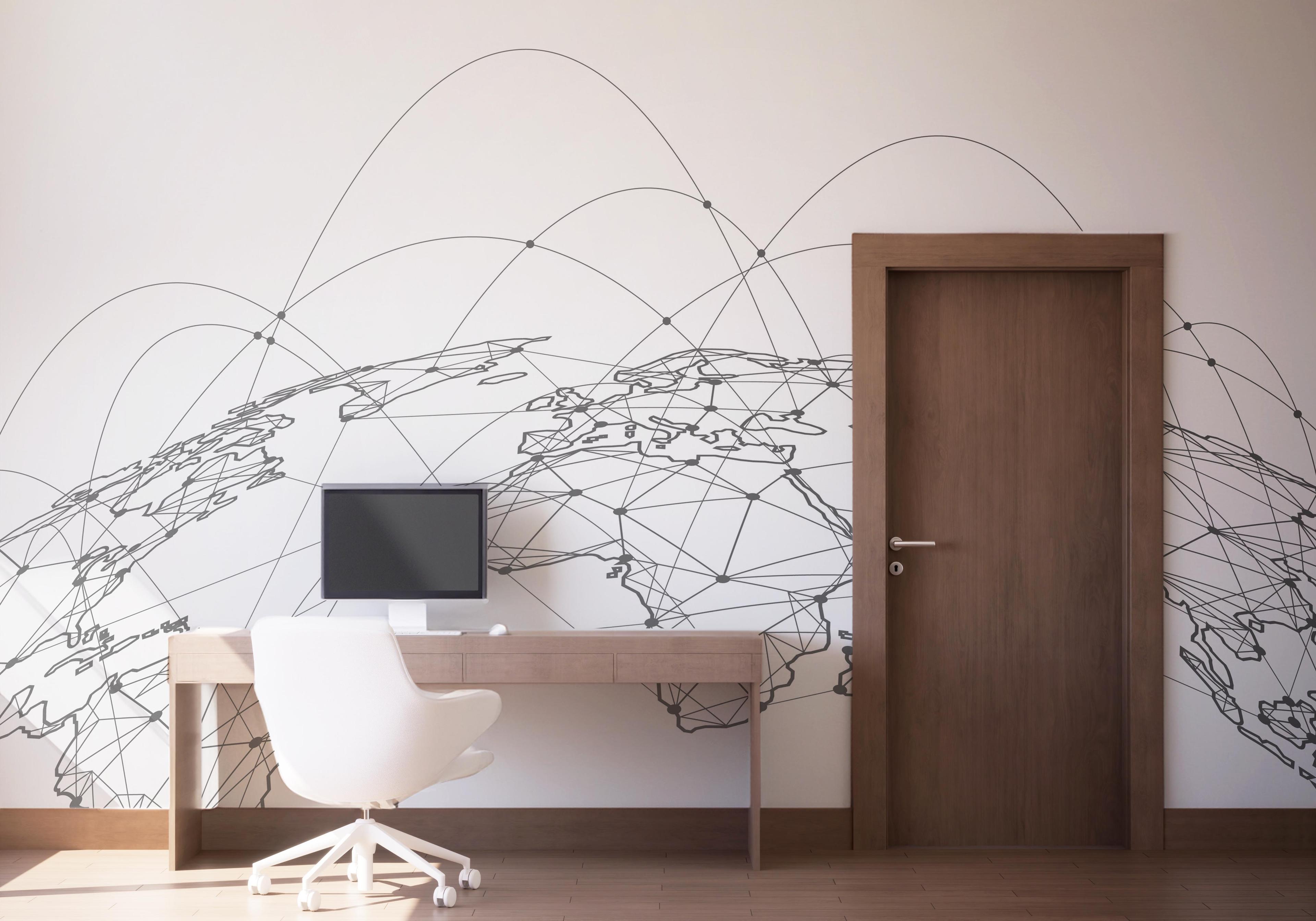 Fototapet Global_network mockup 1