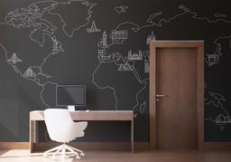 Grey White Map mockup 1