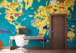 Yellow Animal Map mockup 1