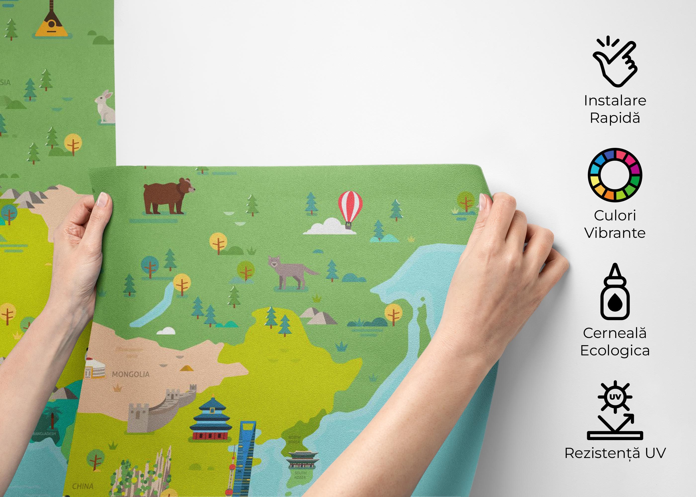 Big Colorful Map mockup 2