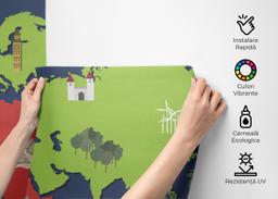 Blue Wall Map mockup 2