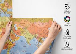Green Orange Map mockup 2
