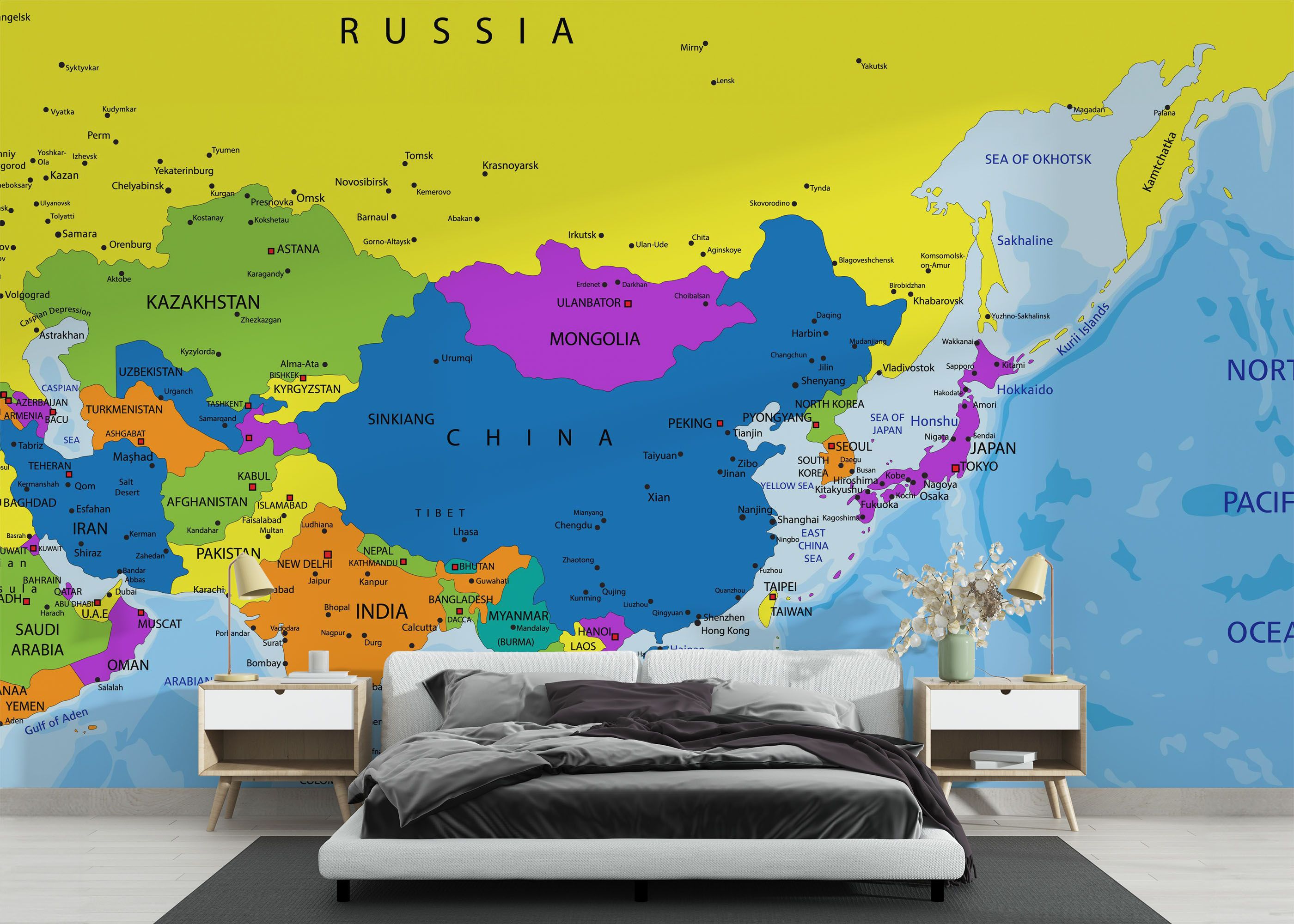 Asia Map mockup 3