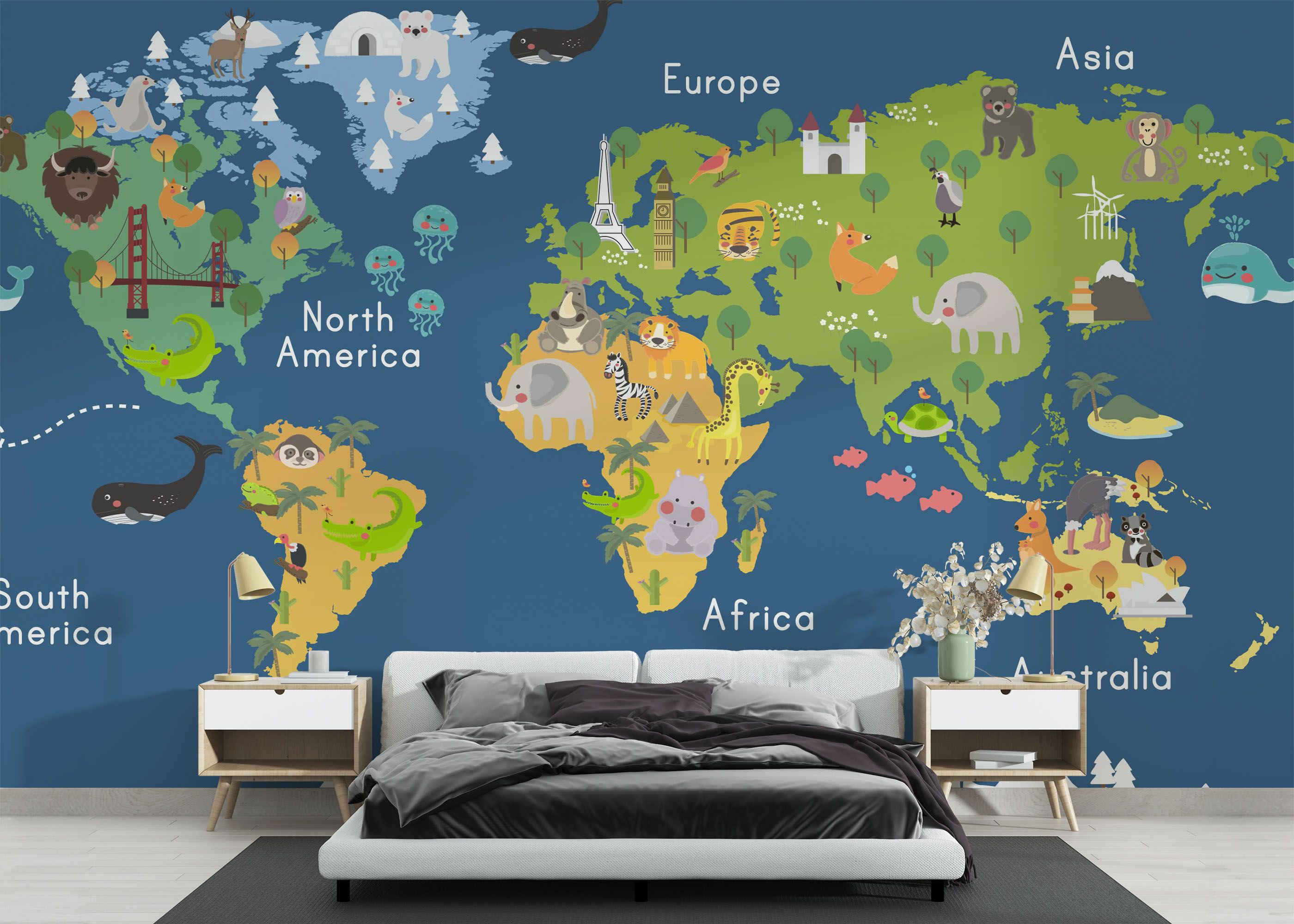 Cute Kids Map mockup 3