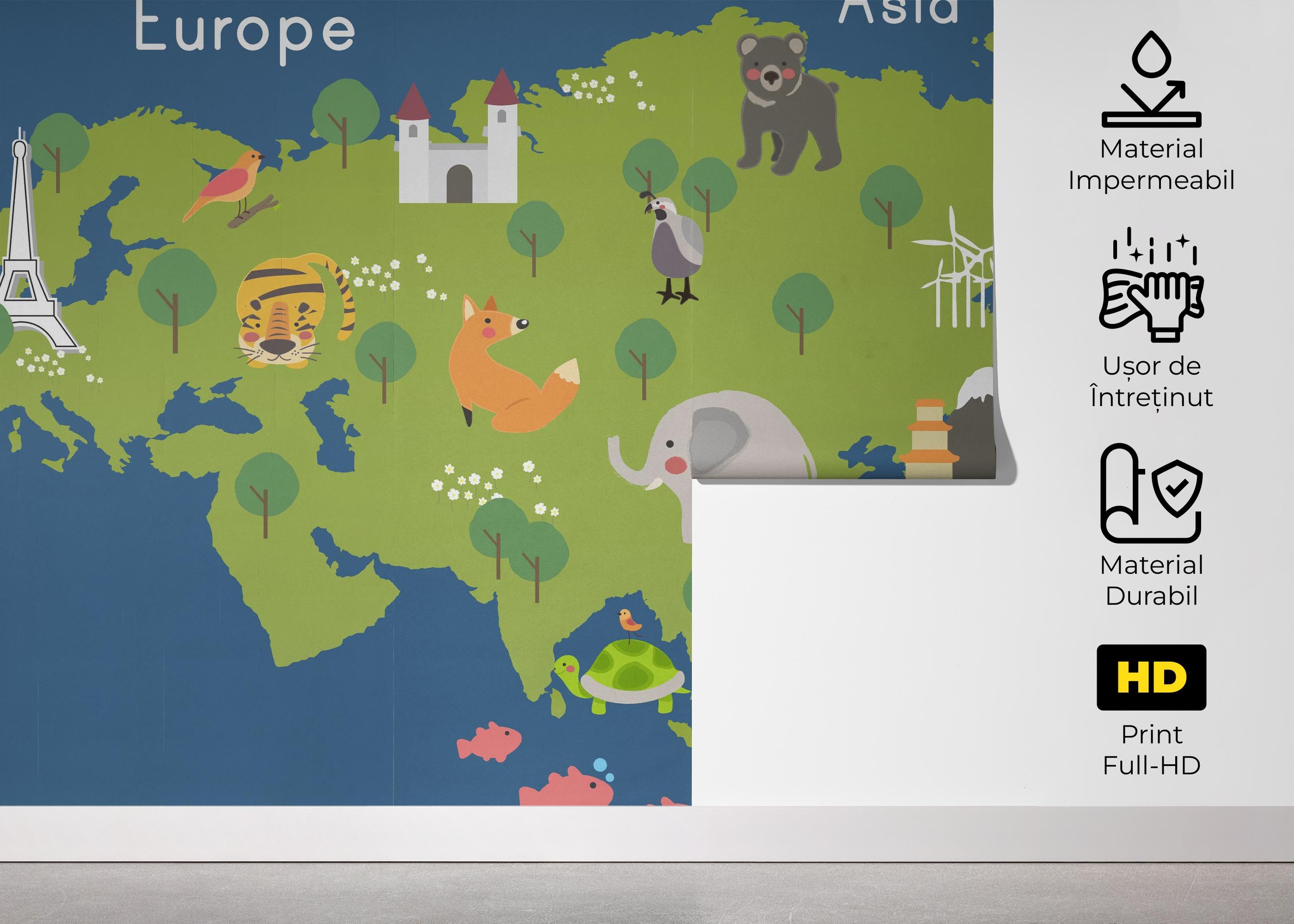 Asia Europe Map mockup 5