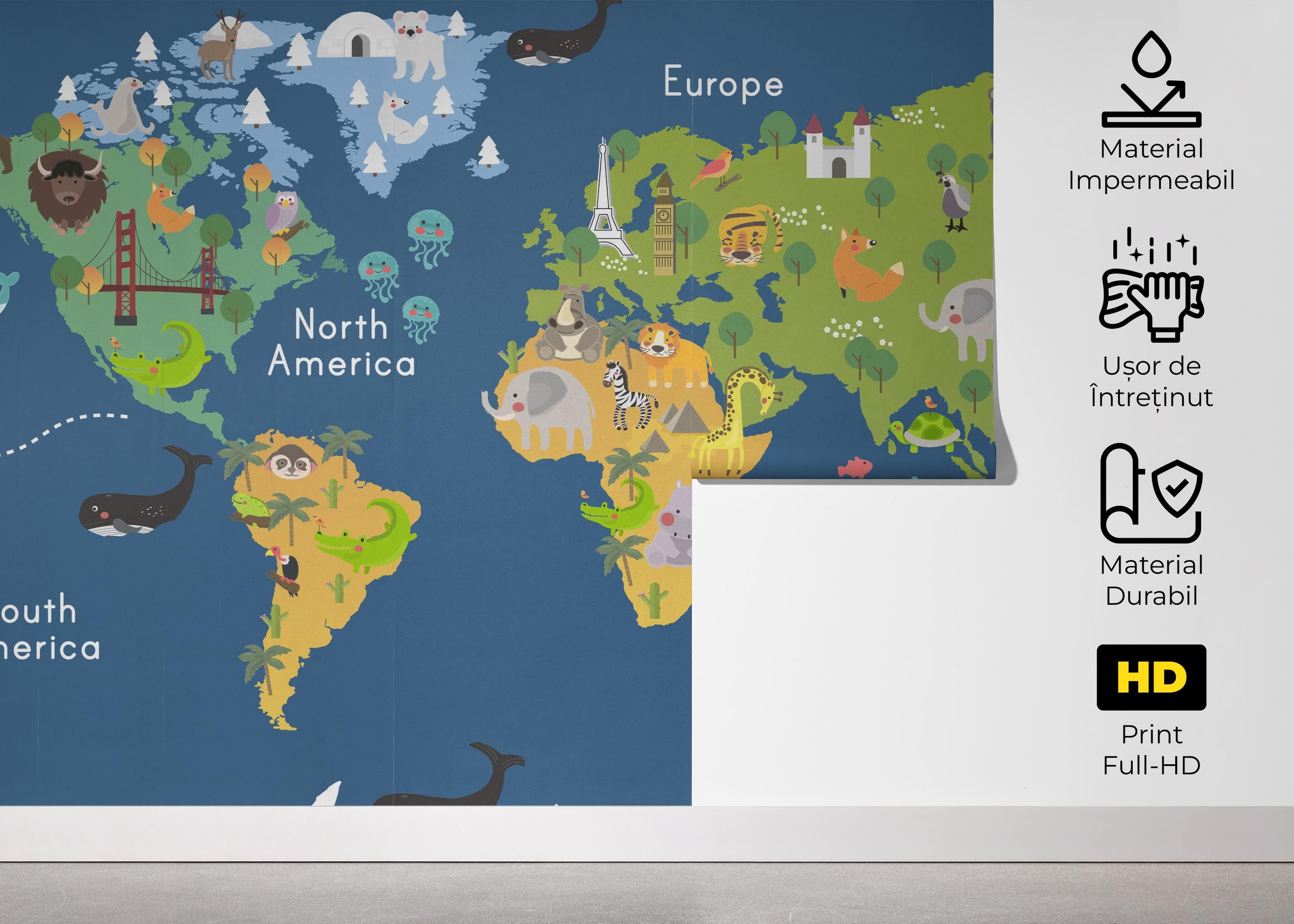 Cute Kids Map mockup 5