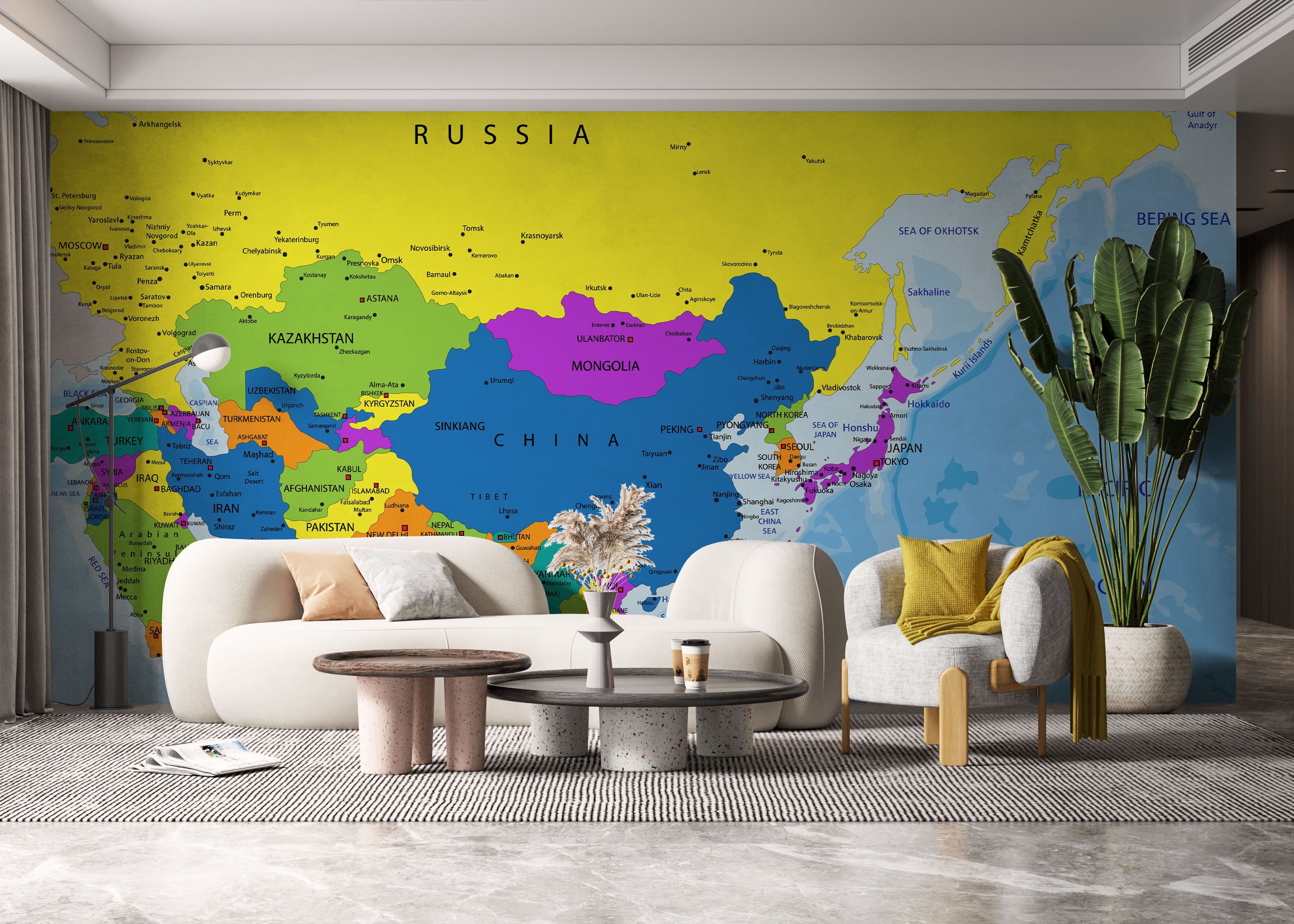 Asia Map mockup 6