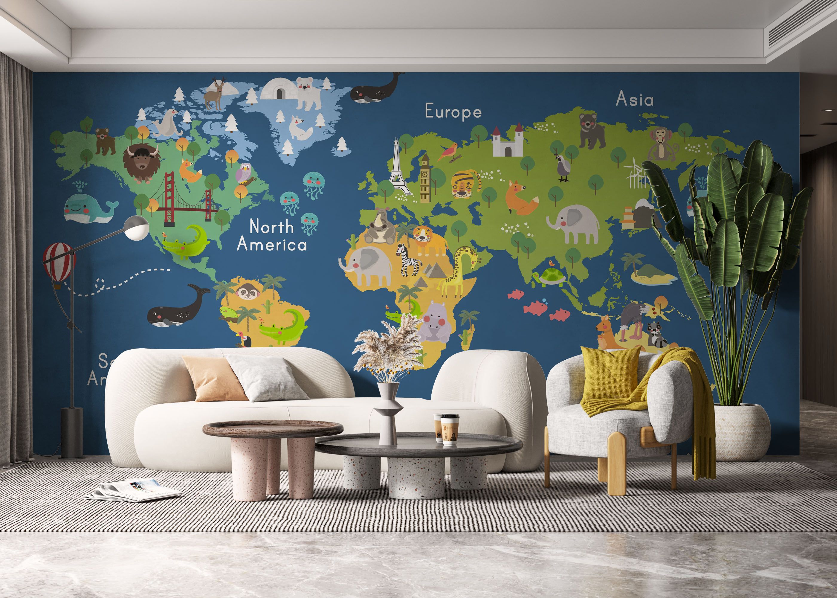 Cute Kids Map mockup 6