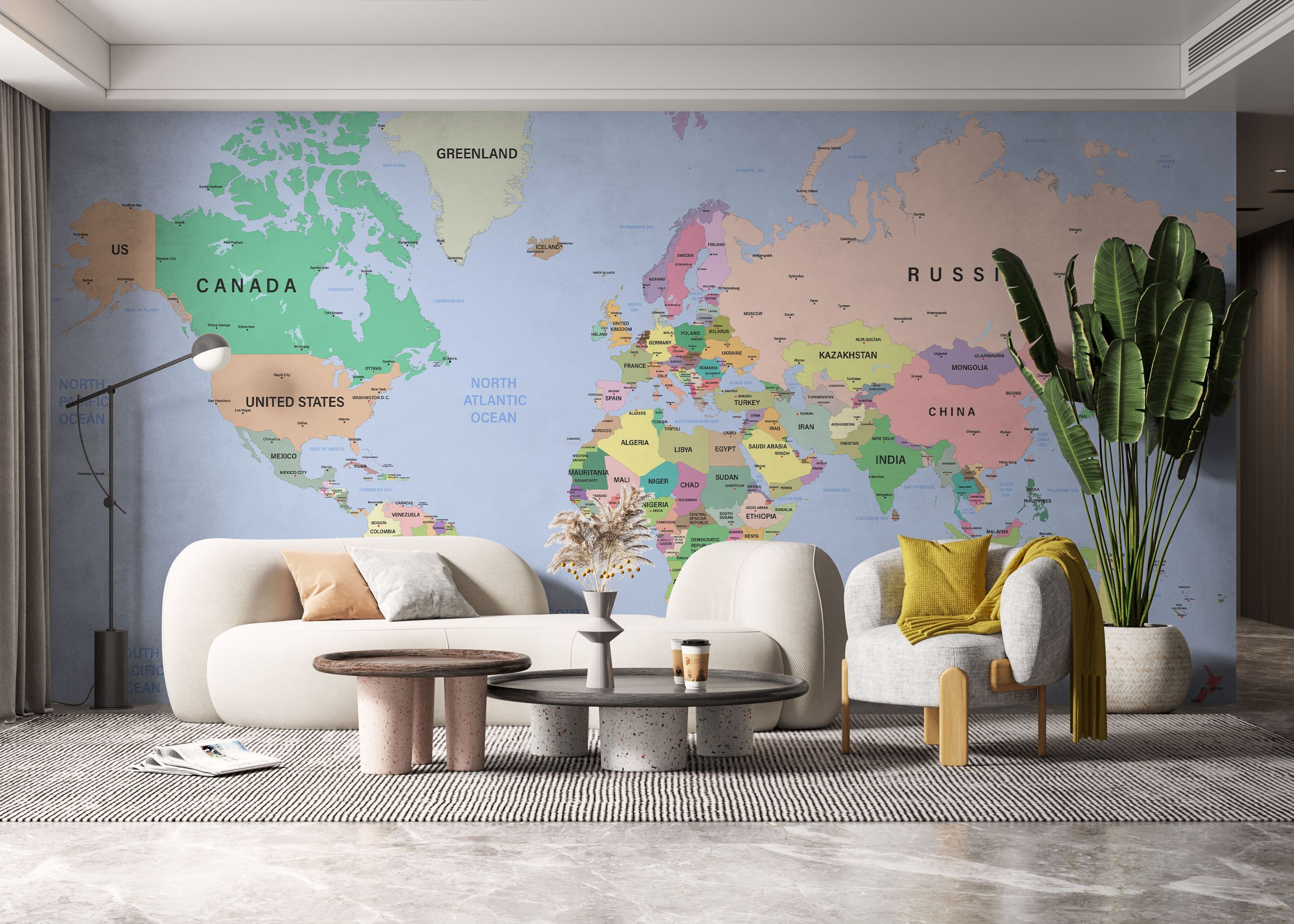 Detailed Political Map mockup 6