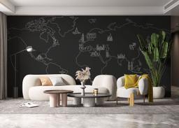 Grey White Map mockup 6