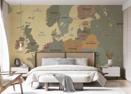Europe Vintage Map mockup 7