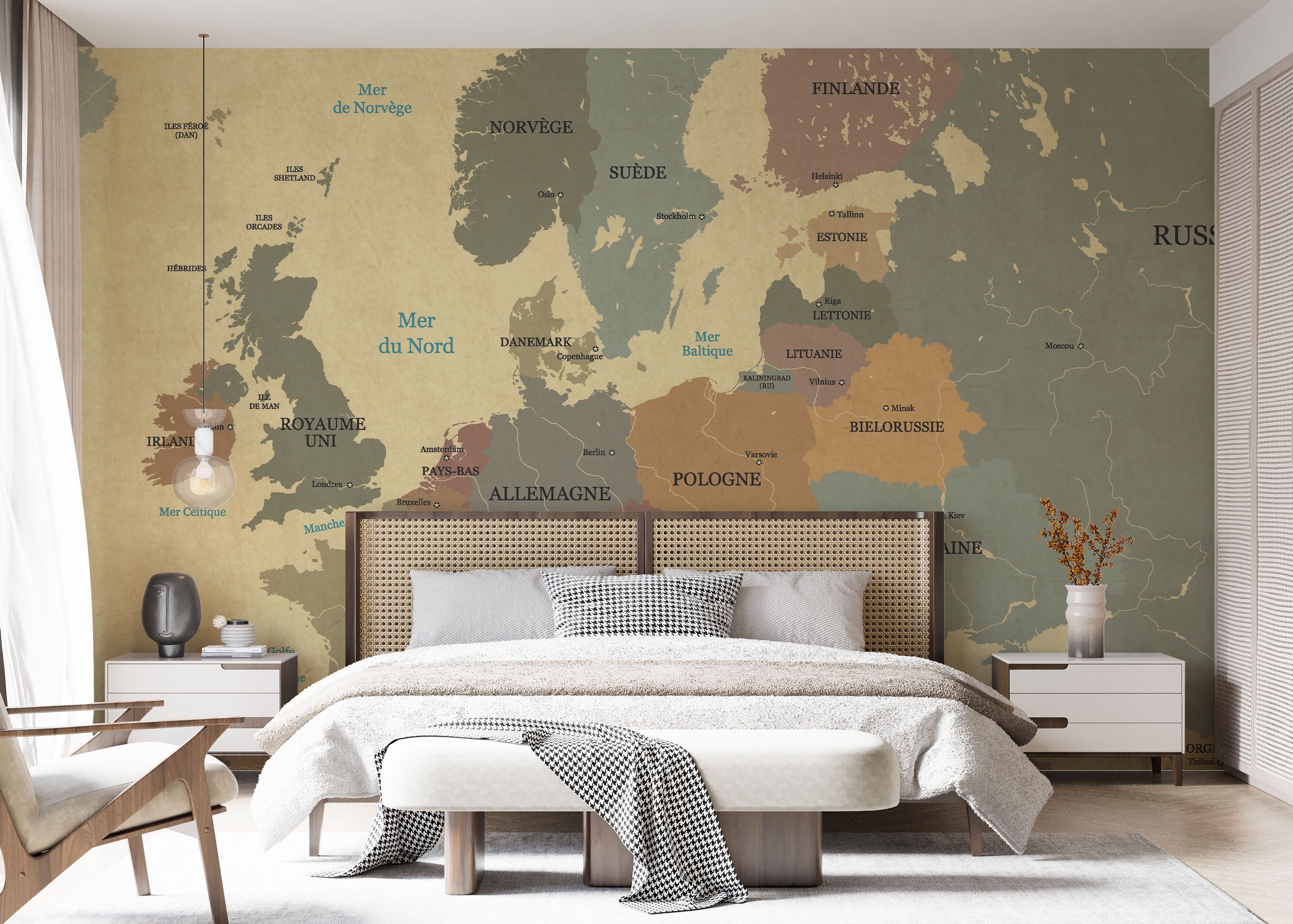 Europe Vintage Map mockup 7