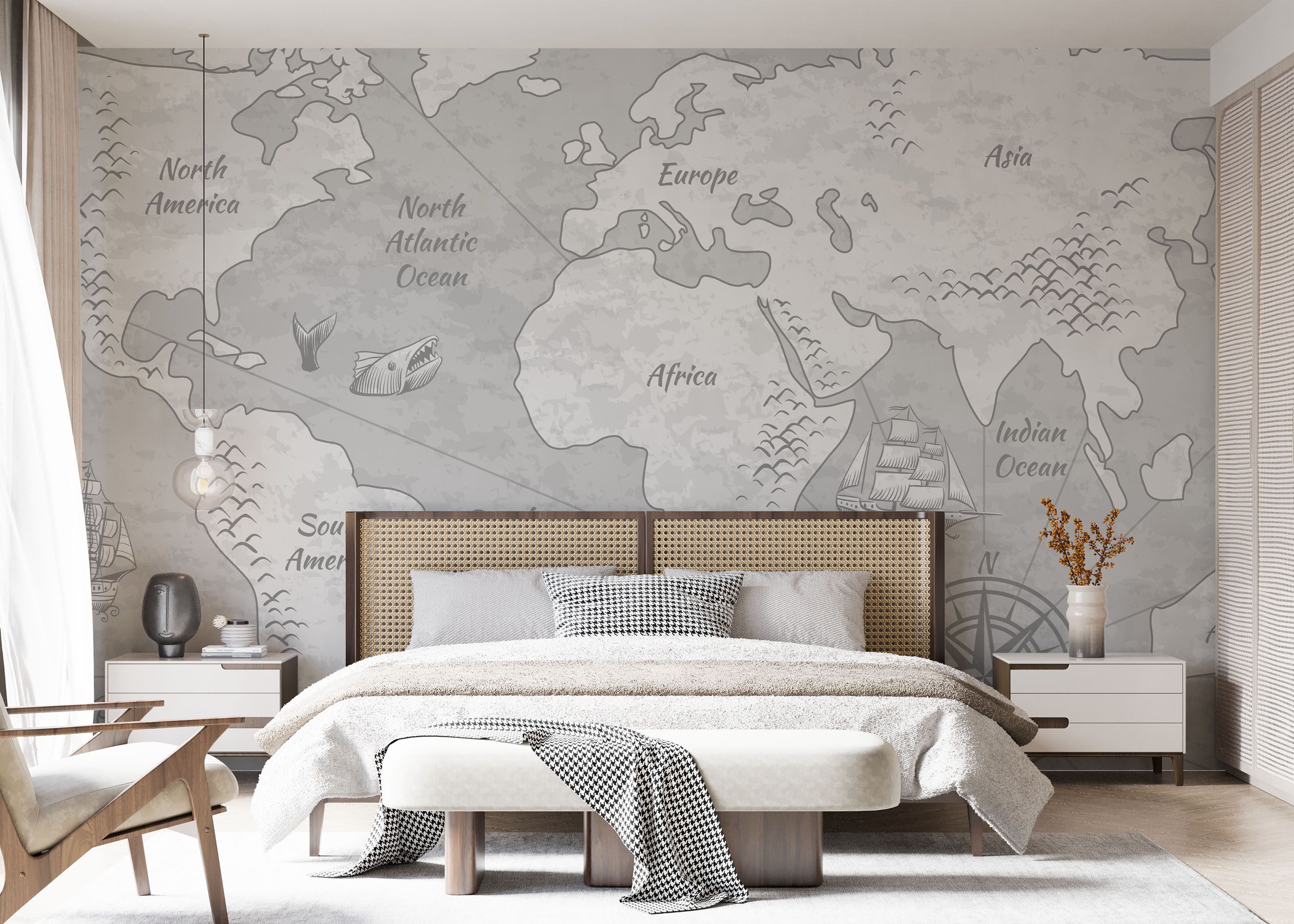 Light Grey Map mockup 7