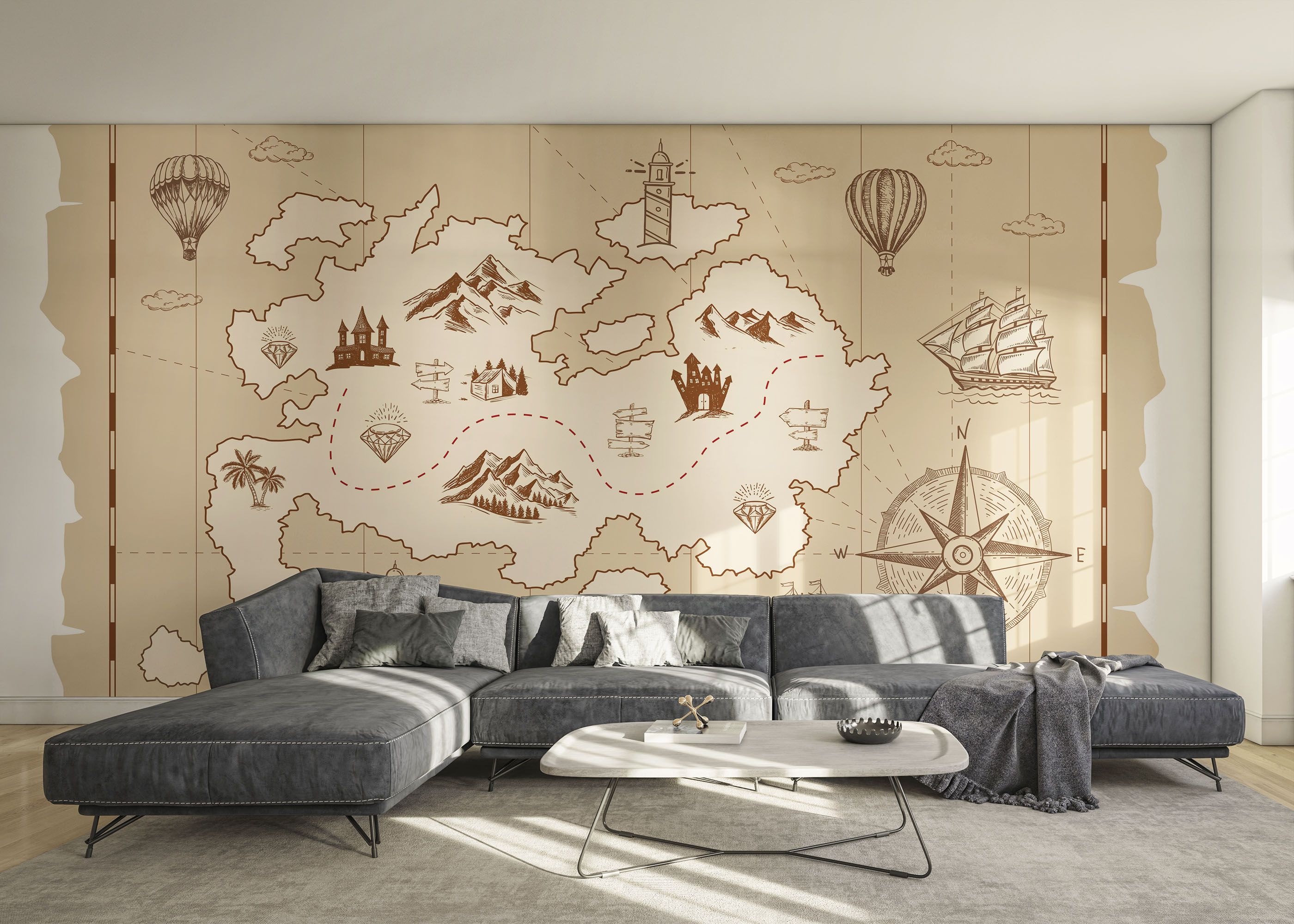 Cute Little Map mockup 0