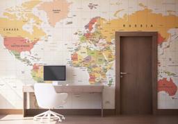 Colorful Old Map mockup 1