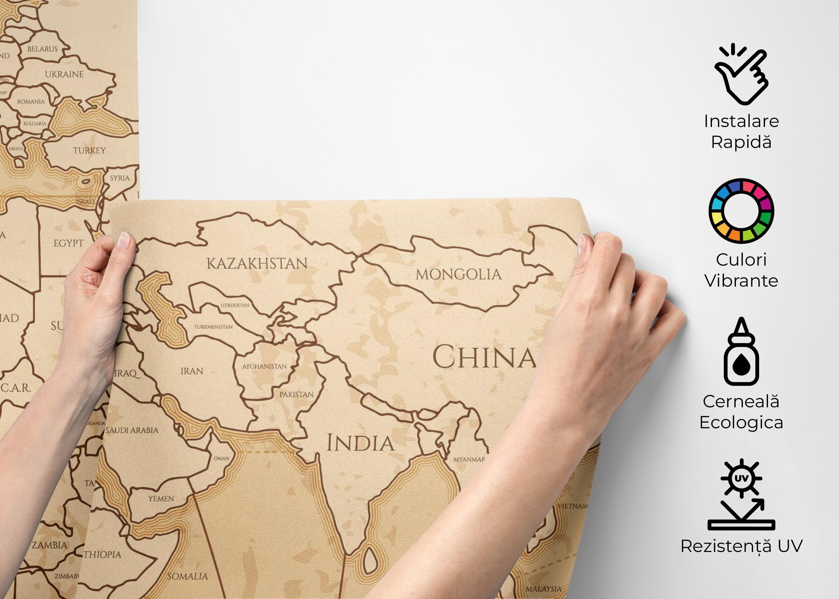 Boat Old Map mockup 2